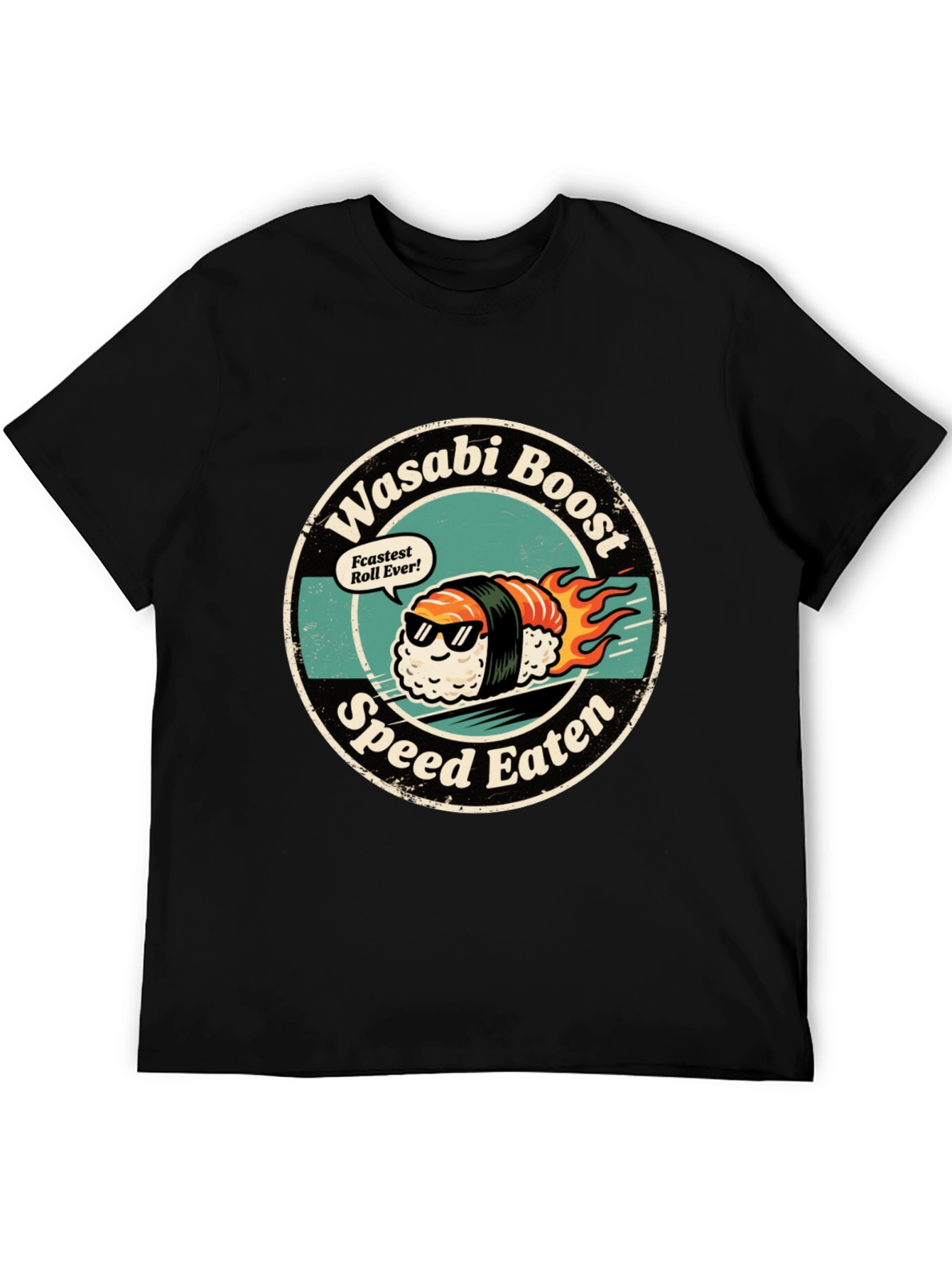 Wasabi Boost Sushi T-Shirt - Speed Eater