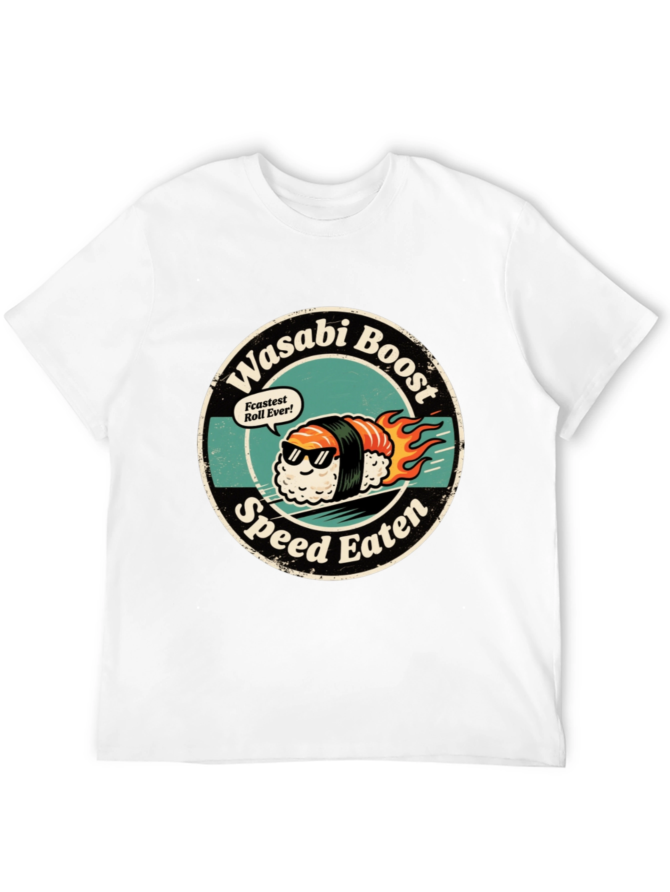 Wasabi Boost Sushi T-Shirt - Speed Eater