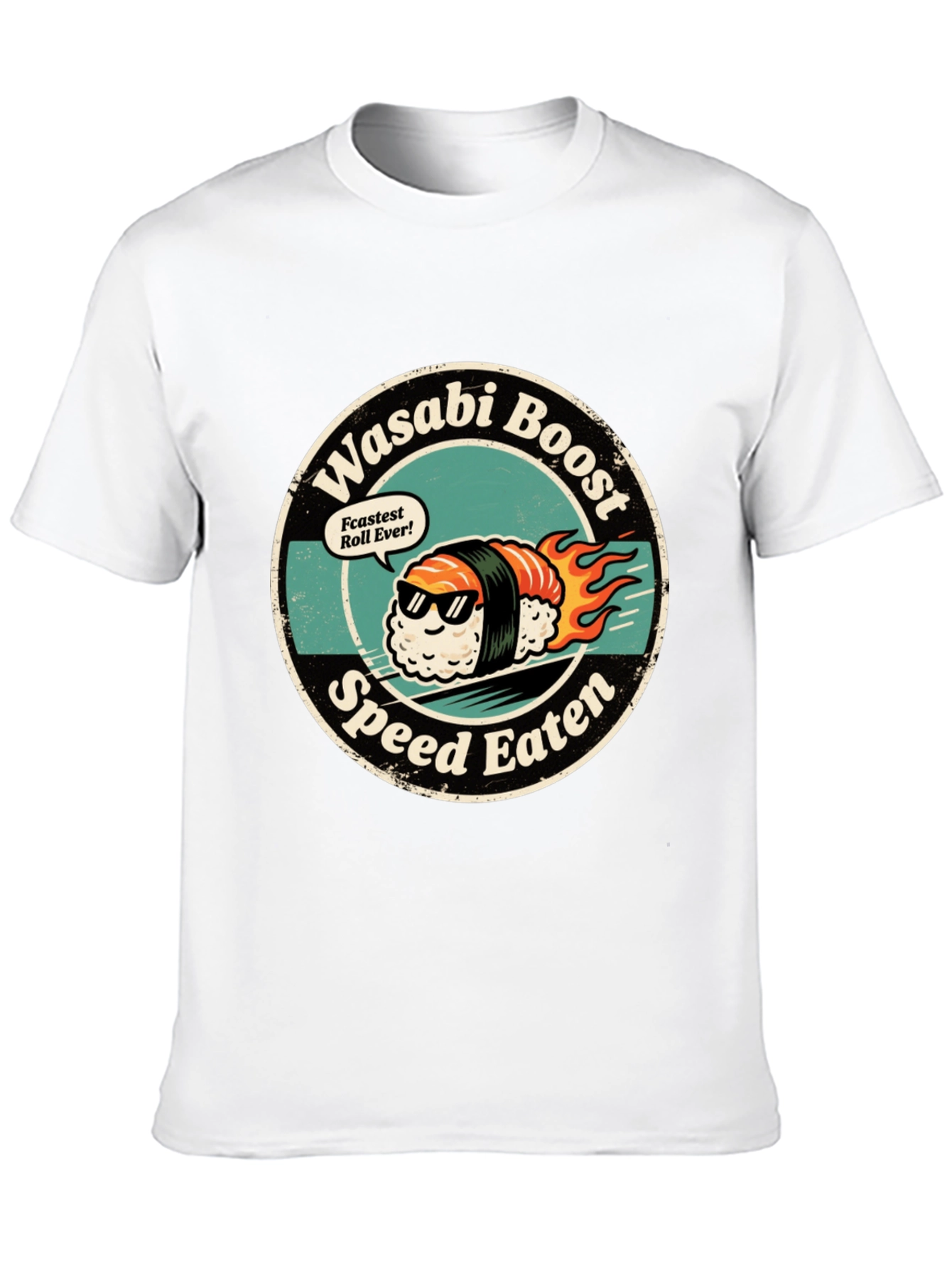 Wasabi Boost Sushi T-Shirt - Speed Eater