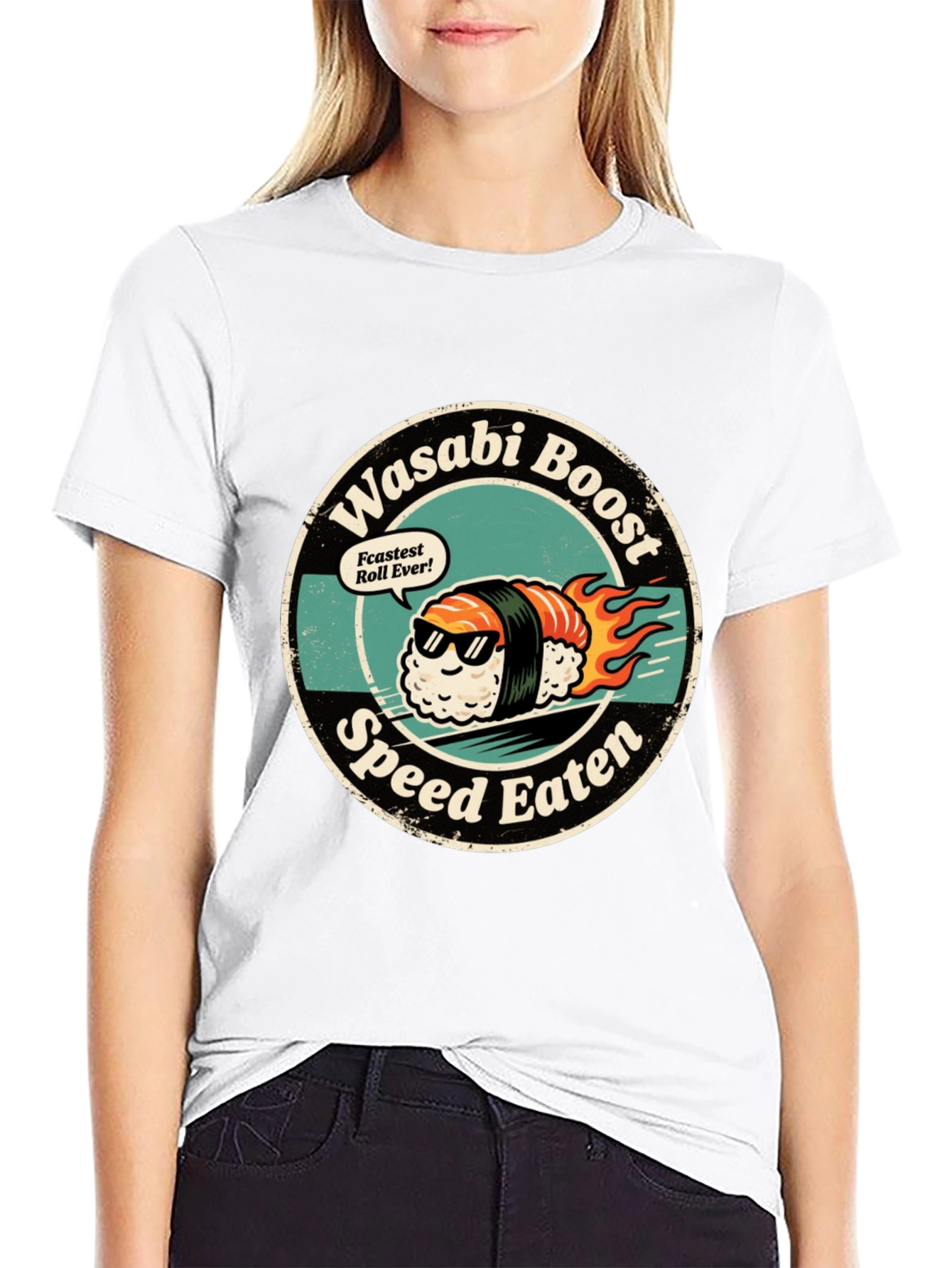 Wasabi Boost Sushi T-Shirt - Speed Eater