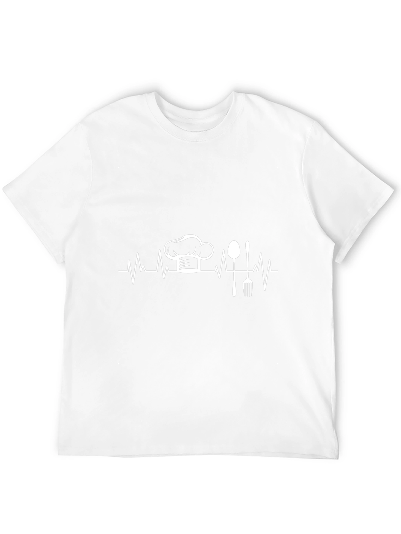 Chef Life T-Shirt - Culinary Heartbeat Graphic Tee