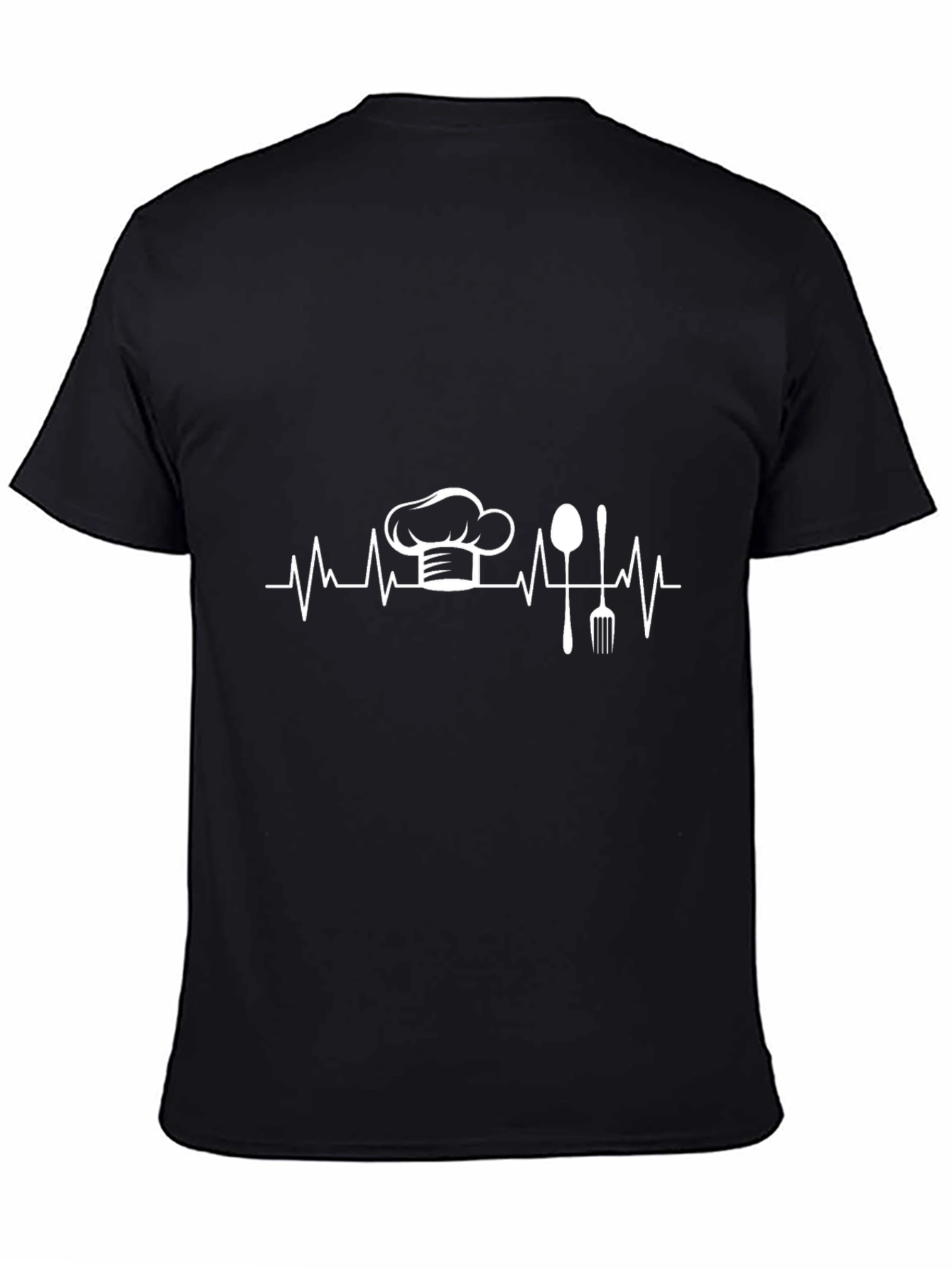 Chef Life T-Shirt - Culinary Heartbeat Graphic Tee