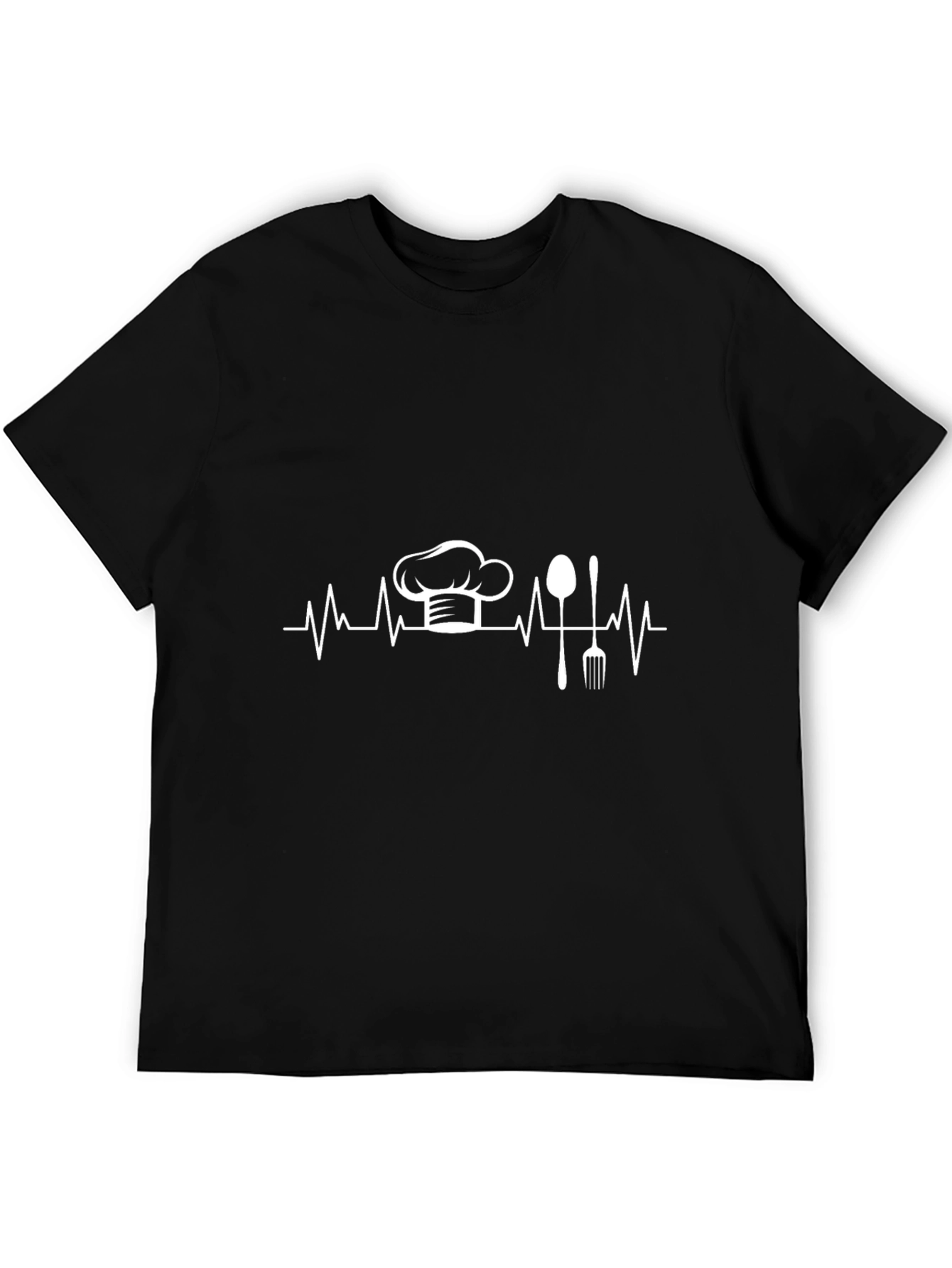 Chef Life T-Shirt - Culinary Heartbeat Graphic Tee