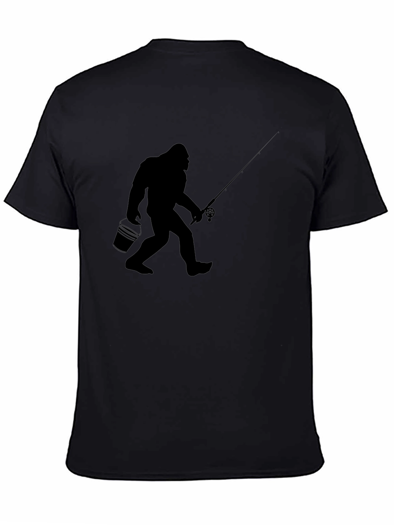 Sasquatch Fishing Graphic Tee