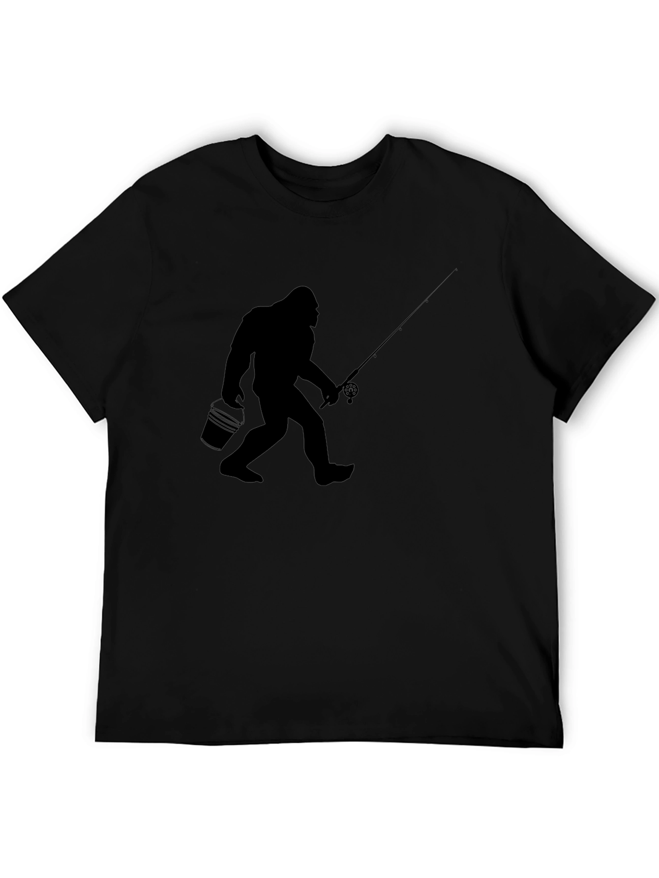 Sasquatch Fishing Graphic Tee
