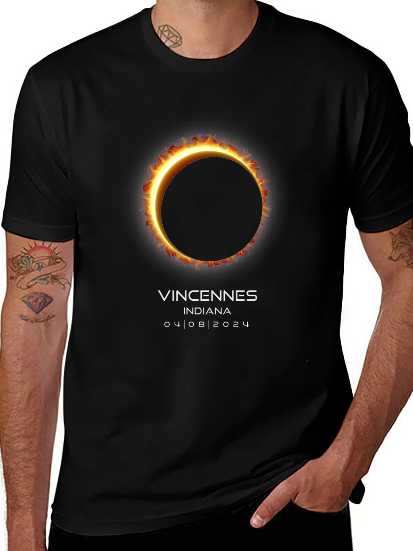 Vincennes Indiana 2024 Eclipse T-Shirt