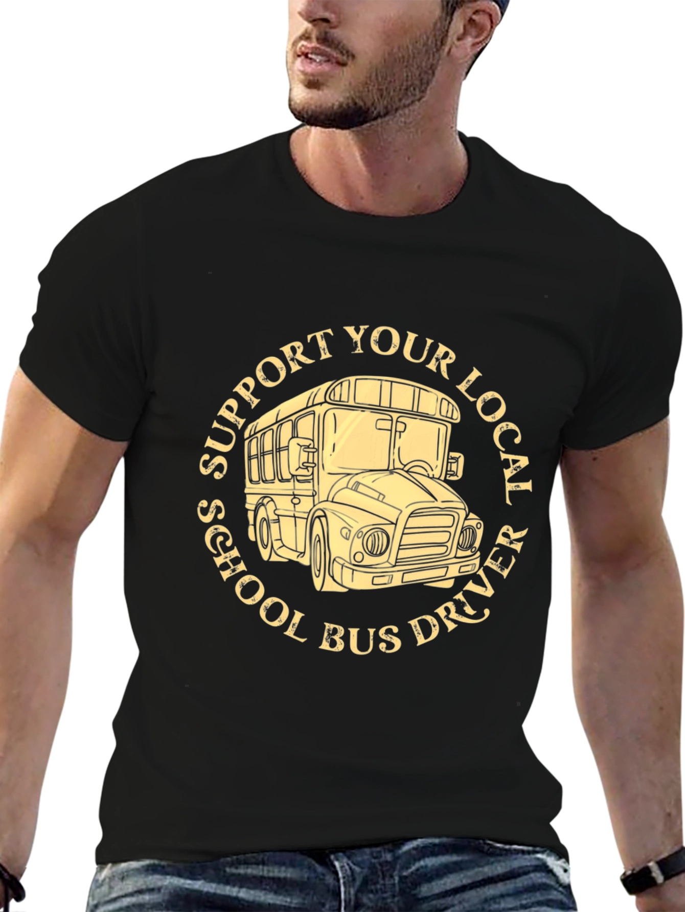 Support Your Local School Bus Driver T-Shirt