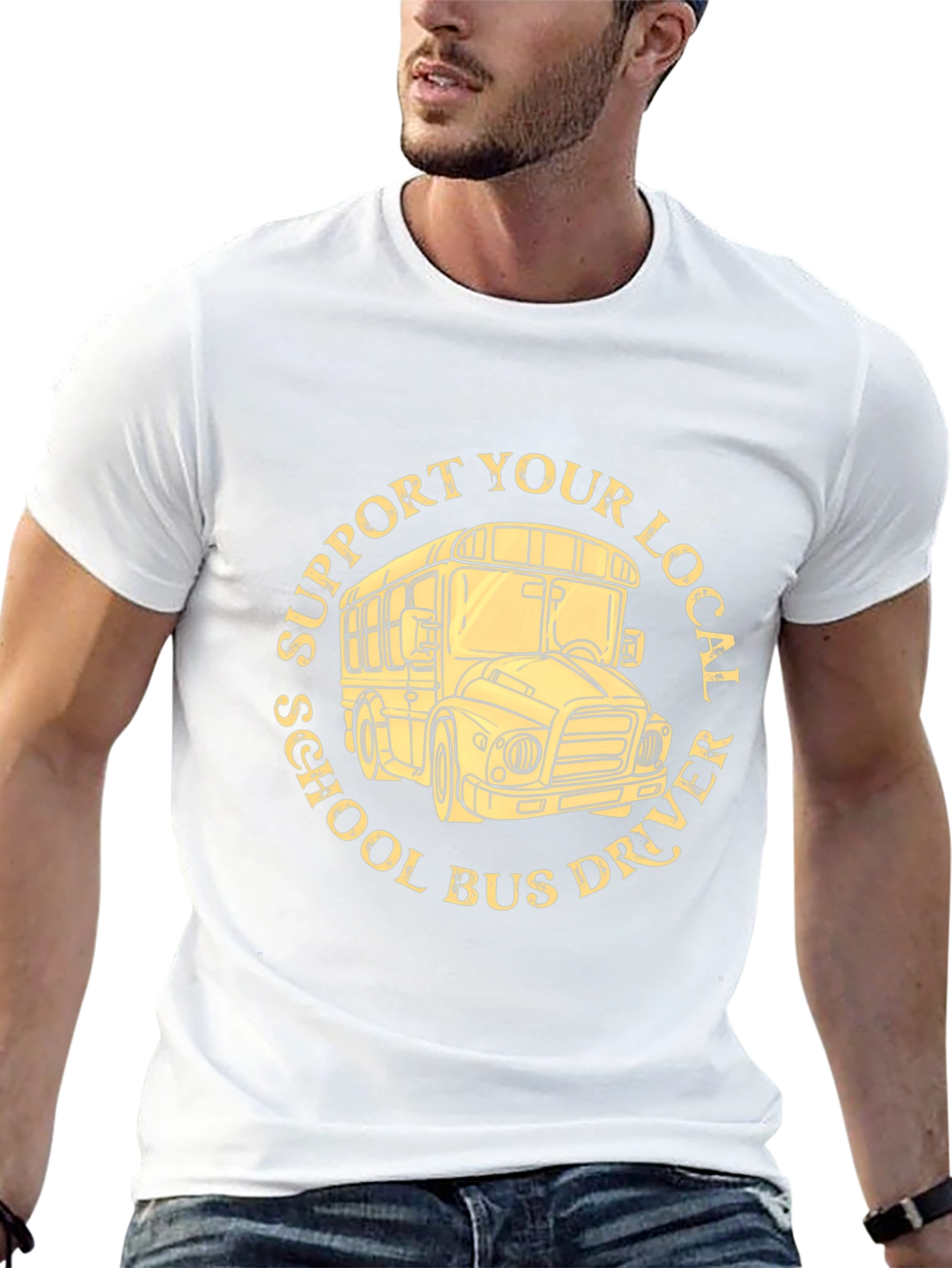 Support Your Local School Bus Driver T-Shirt