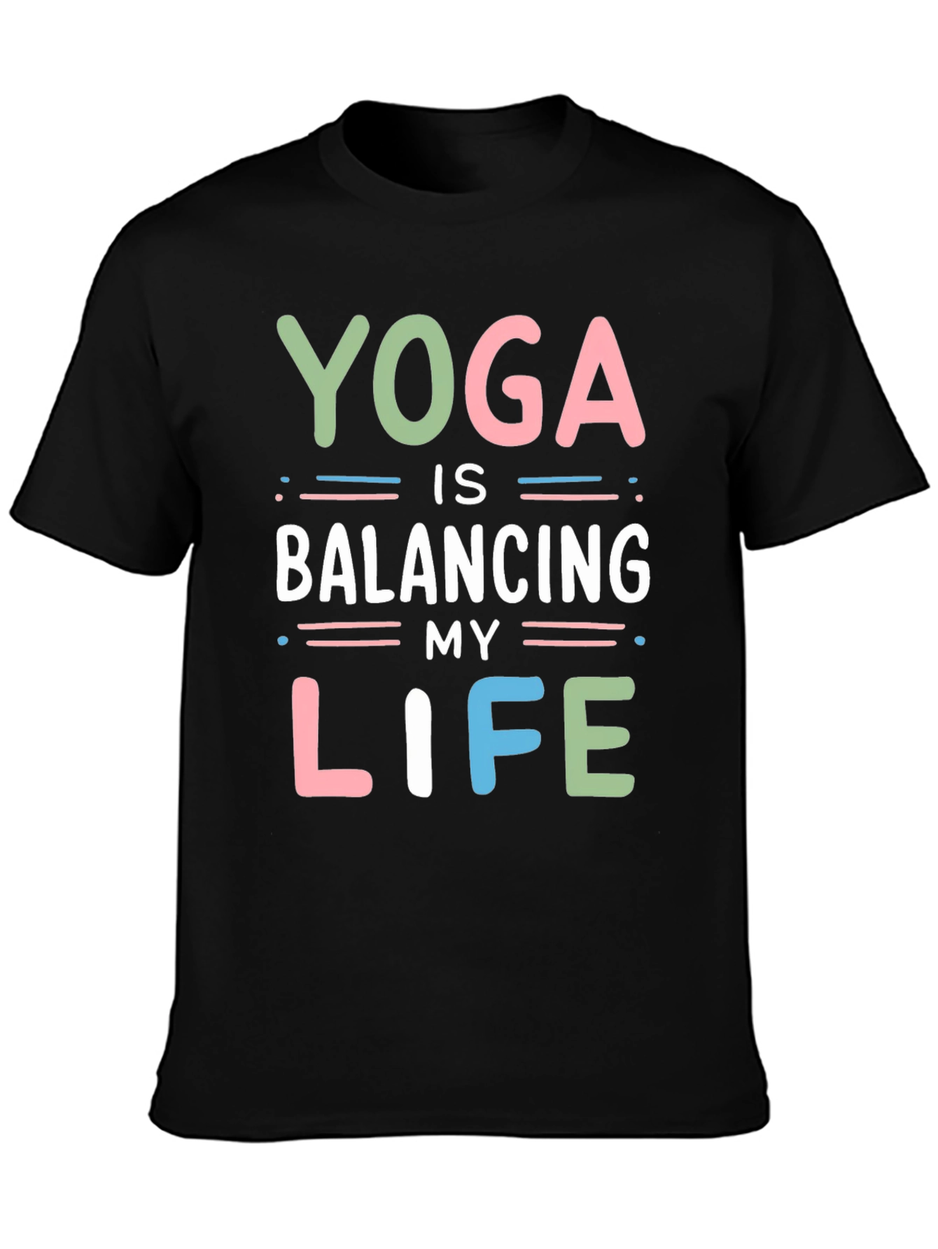 Yoga Balancing Life Graphic Tee