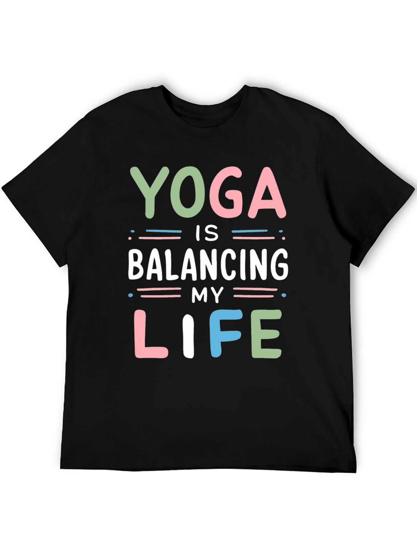Yoga Balancing Life Graphic Tee