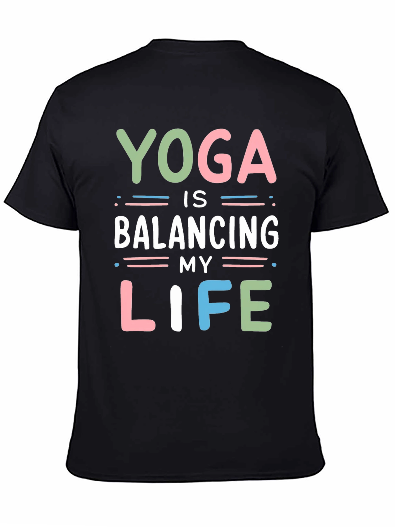 Yoga Balancing Life Graphic Tee