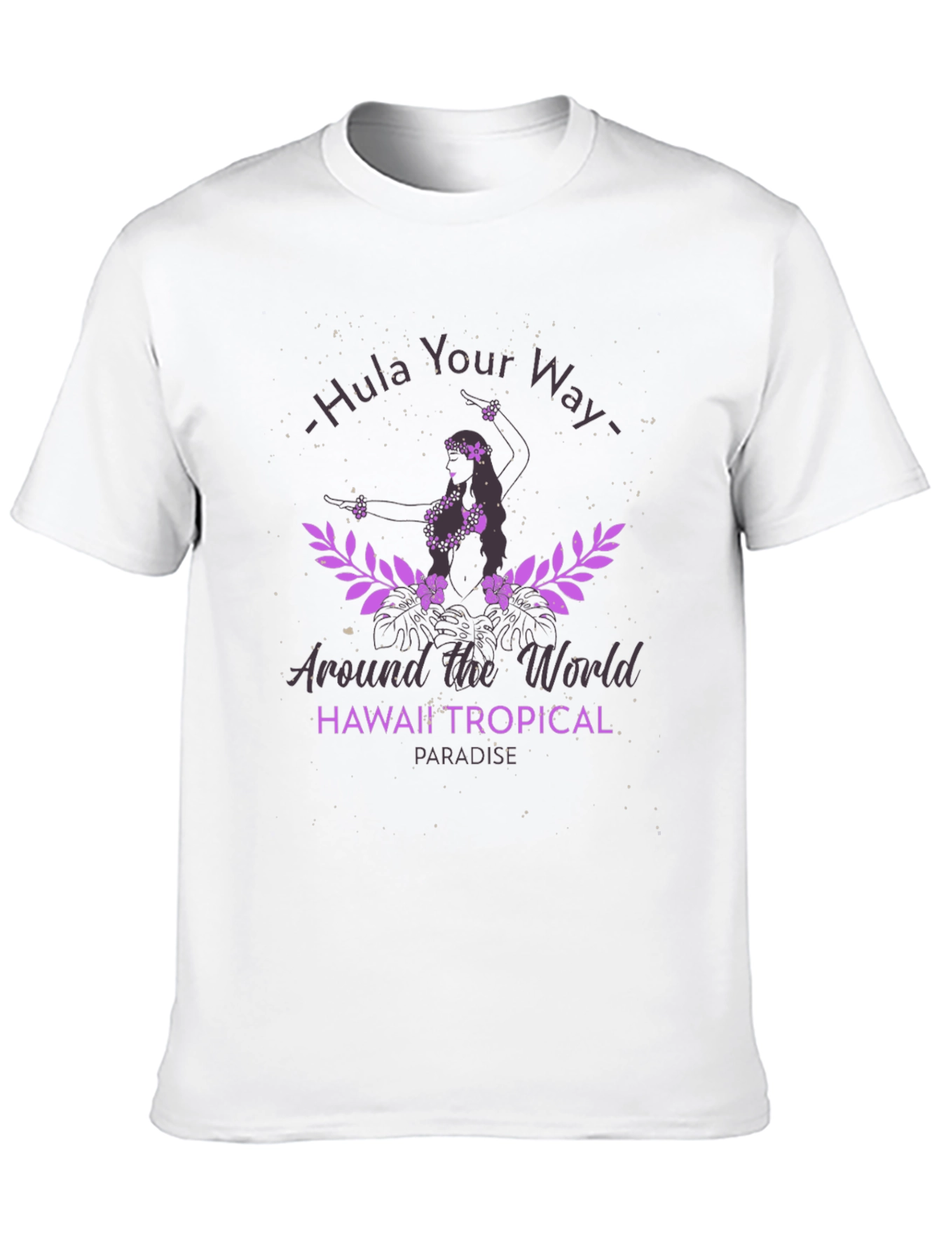 Hula Your Way Graphic Tee - Tropical Paradise