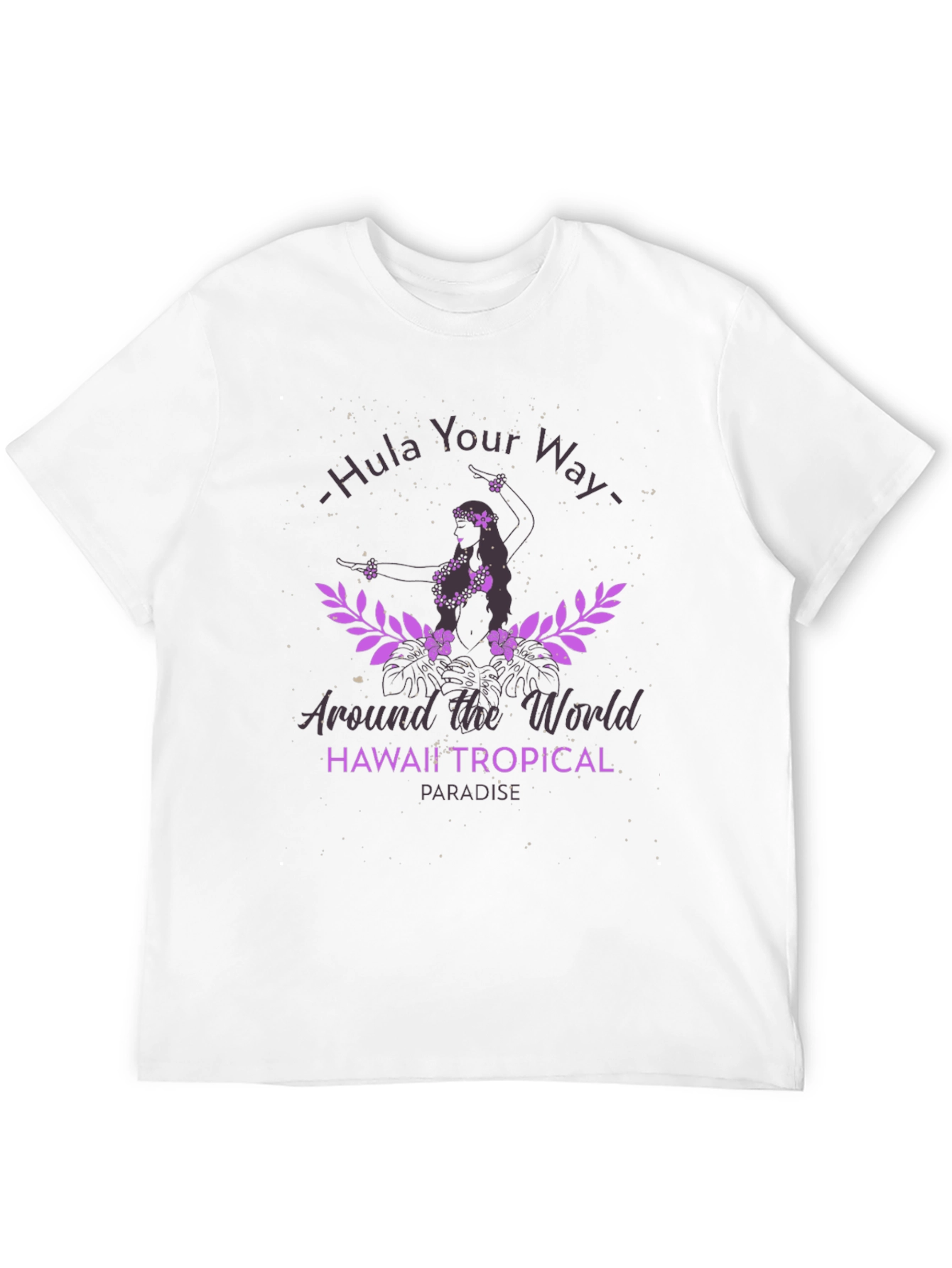 Hula Your Way Graphic Tee - Tropical Paradise
