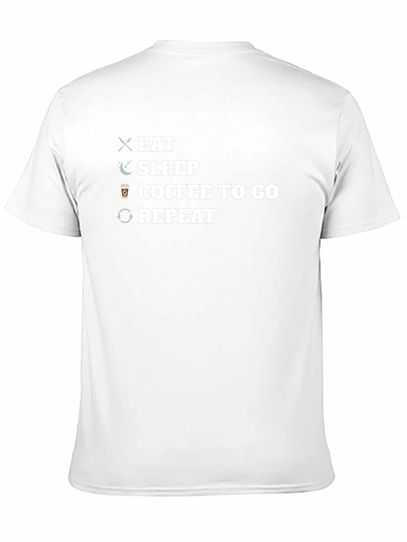 Eat Sleep Coffee Repeat Graphic Tee