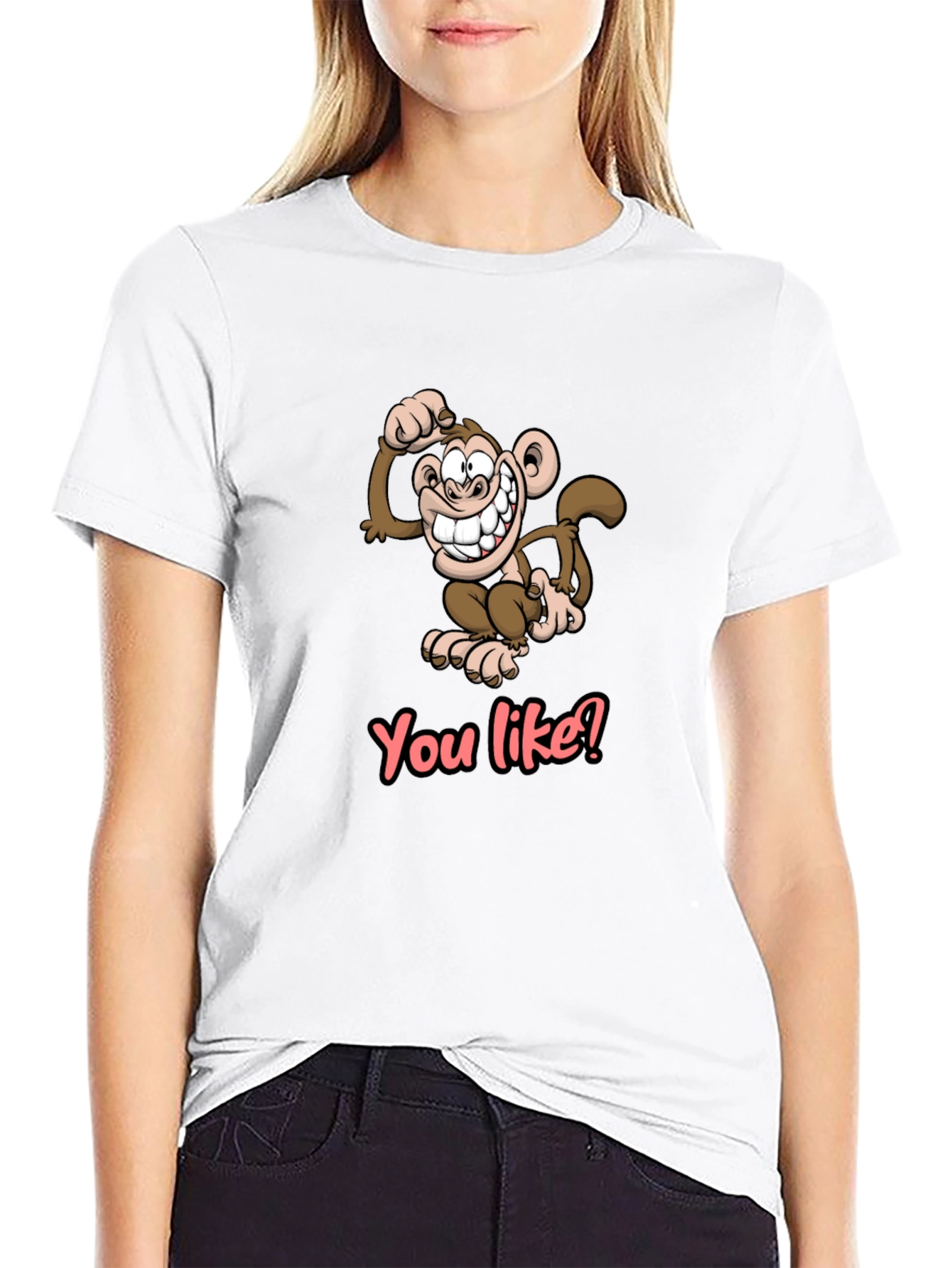 Funny Monkey Graphic Tee - You Like? T-Shirt