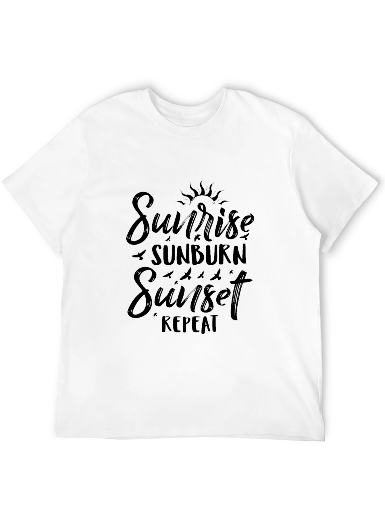 Sunrise Sunburn Sunset Repeat Graphic Tee