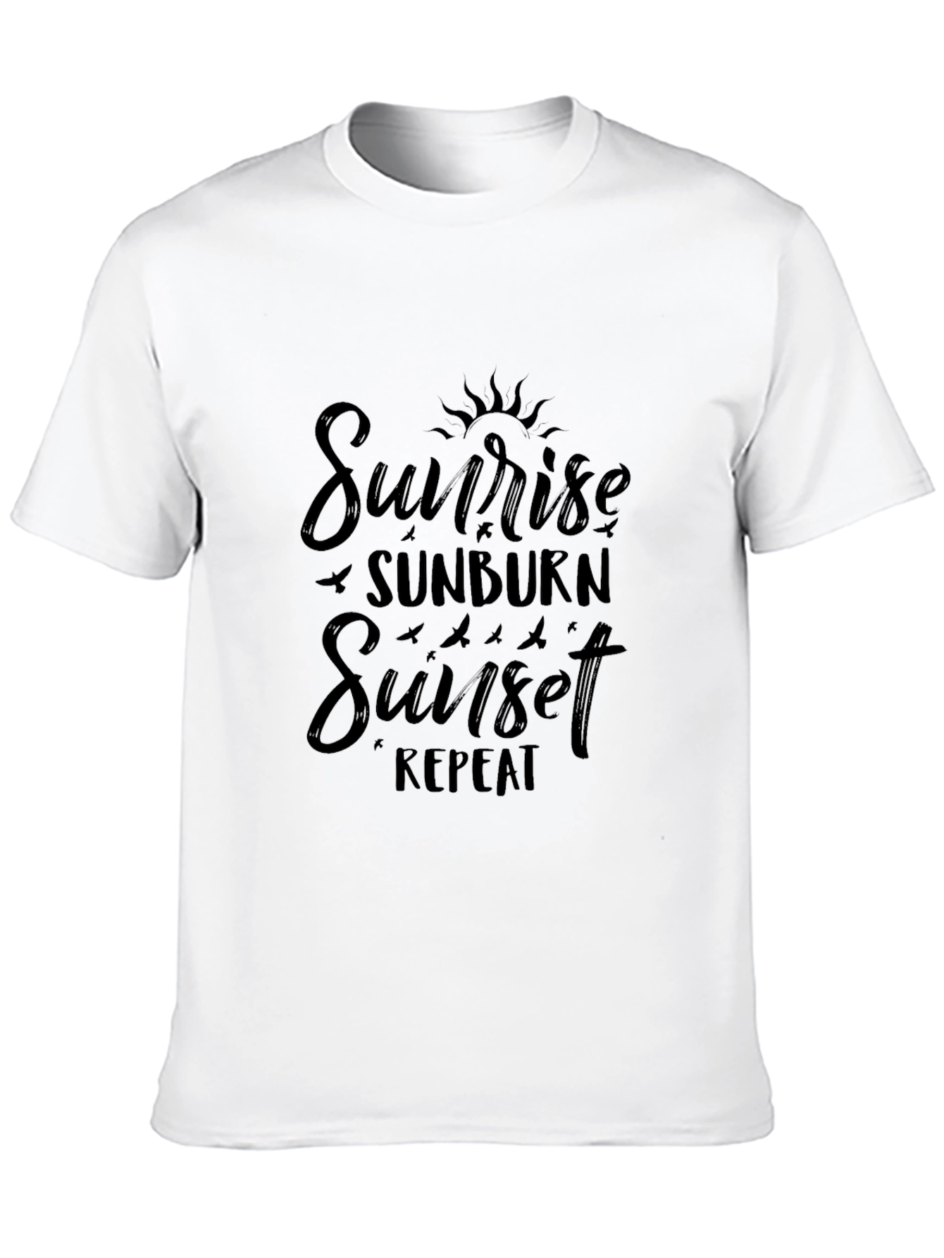 Sunrise Sunburn Sunset Repeat Graphic Tee