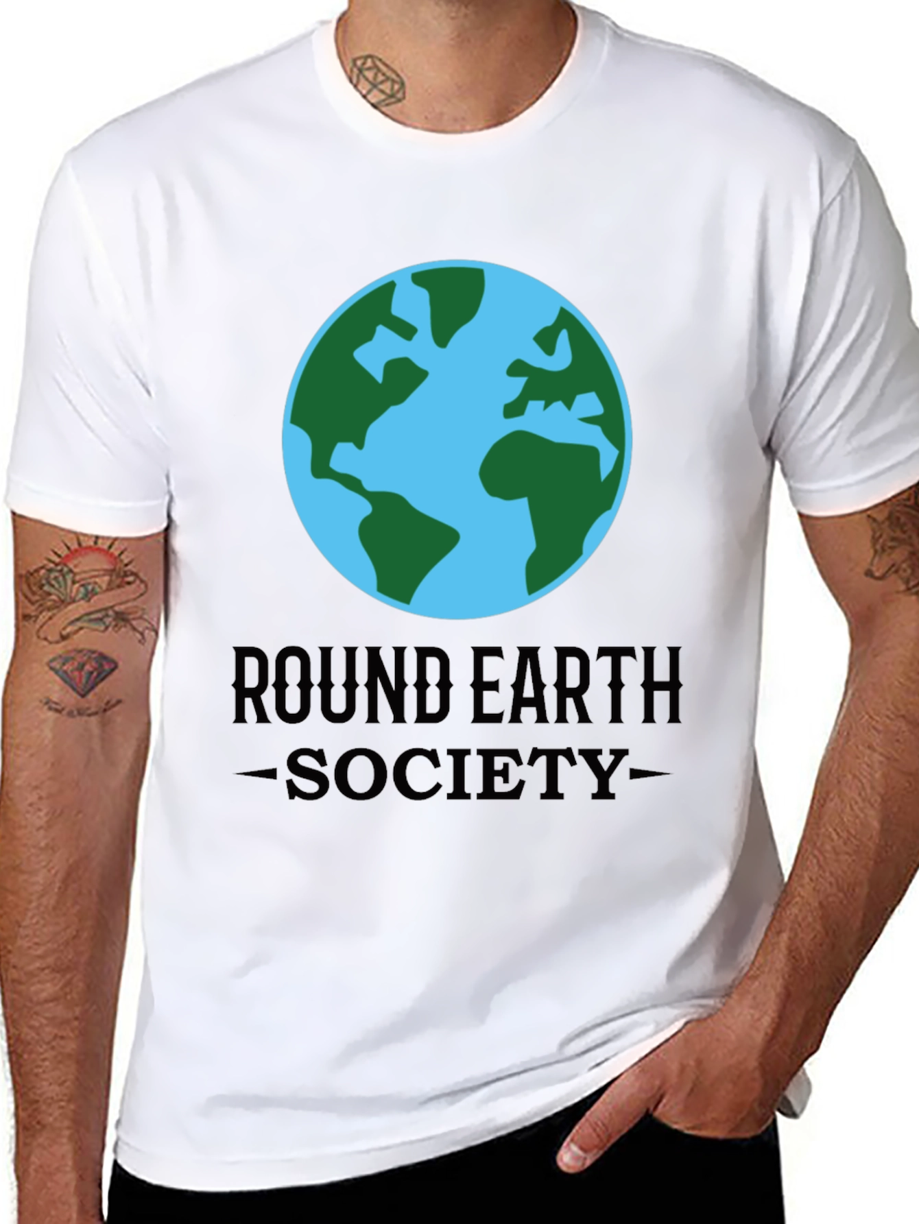 Round Earth Society Graphic Tee