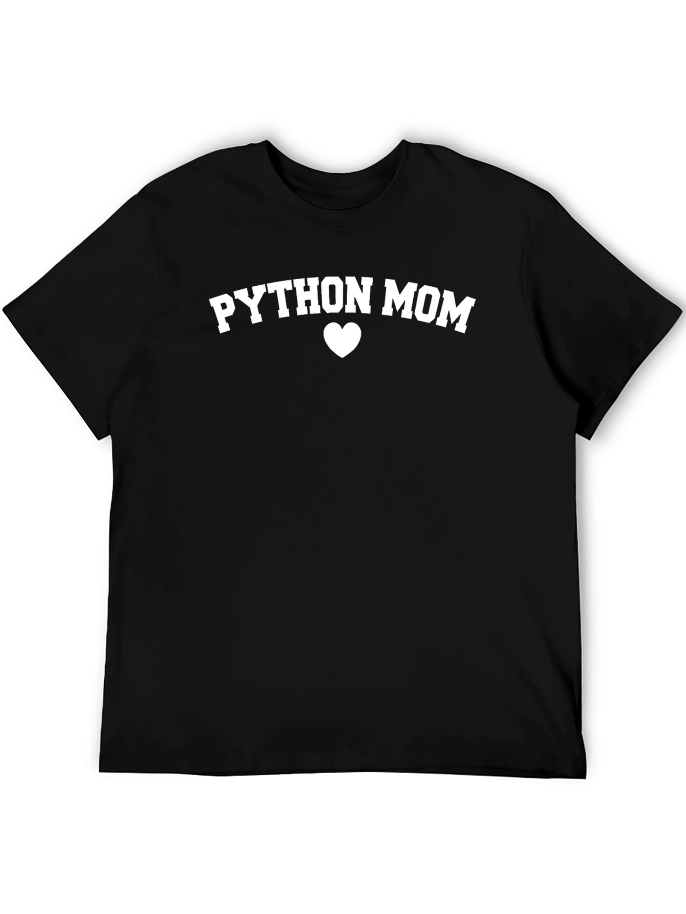Python Mom Black T-Shirt Gift for Programmers