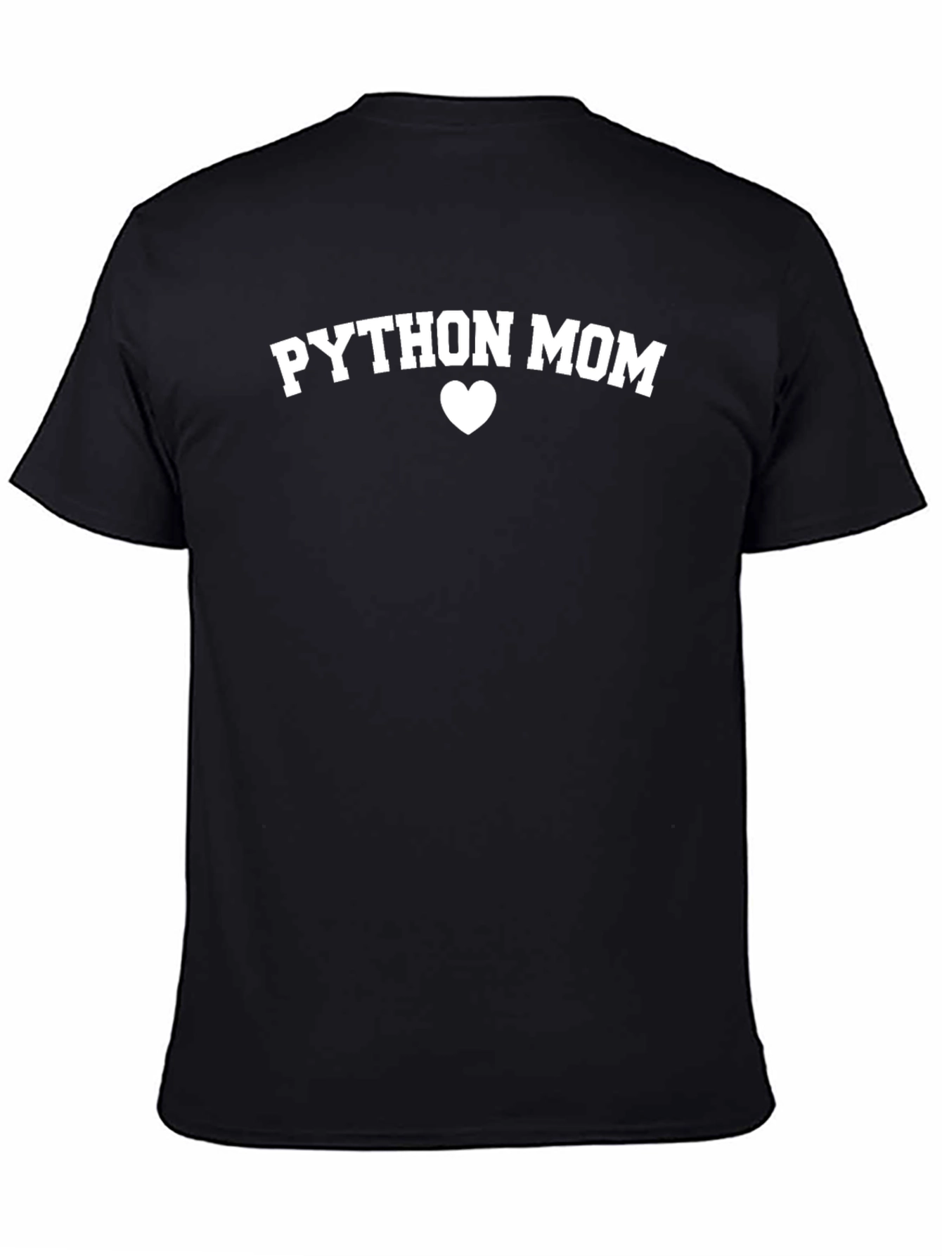 Python Mom Black T-Shirt Gift for Programmers