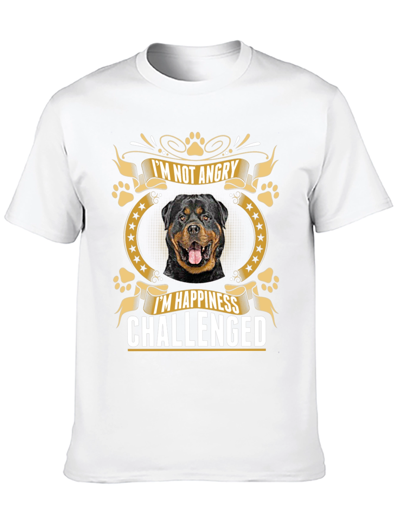 Rottweiler Im Not Angry Graphic T-Shirt