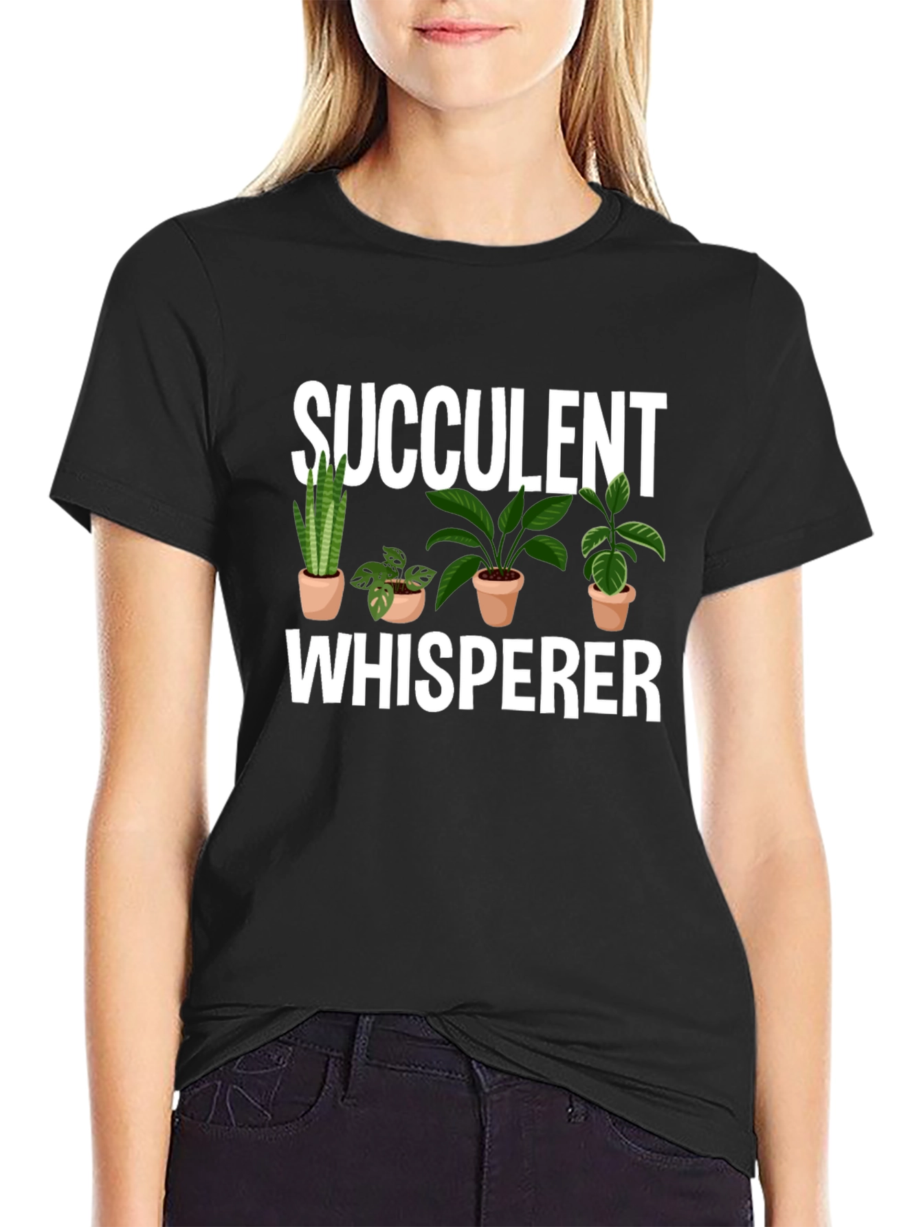 Succulent Whisperer Graphic T-Shirt