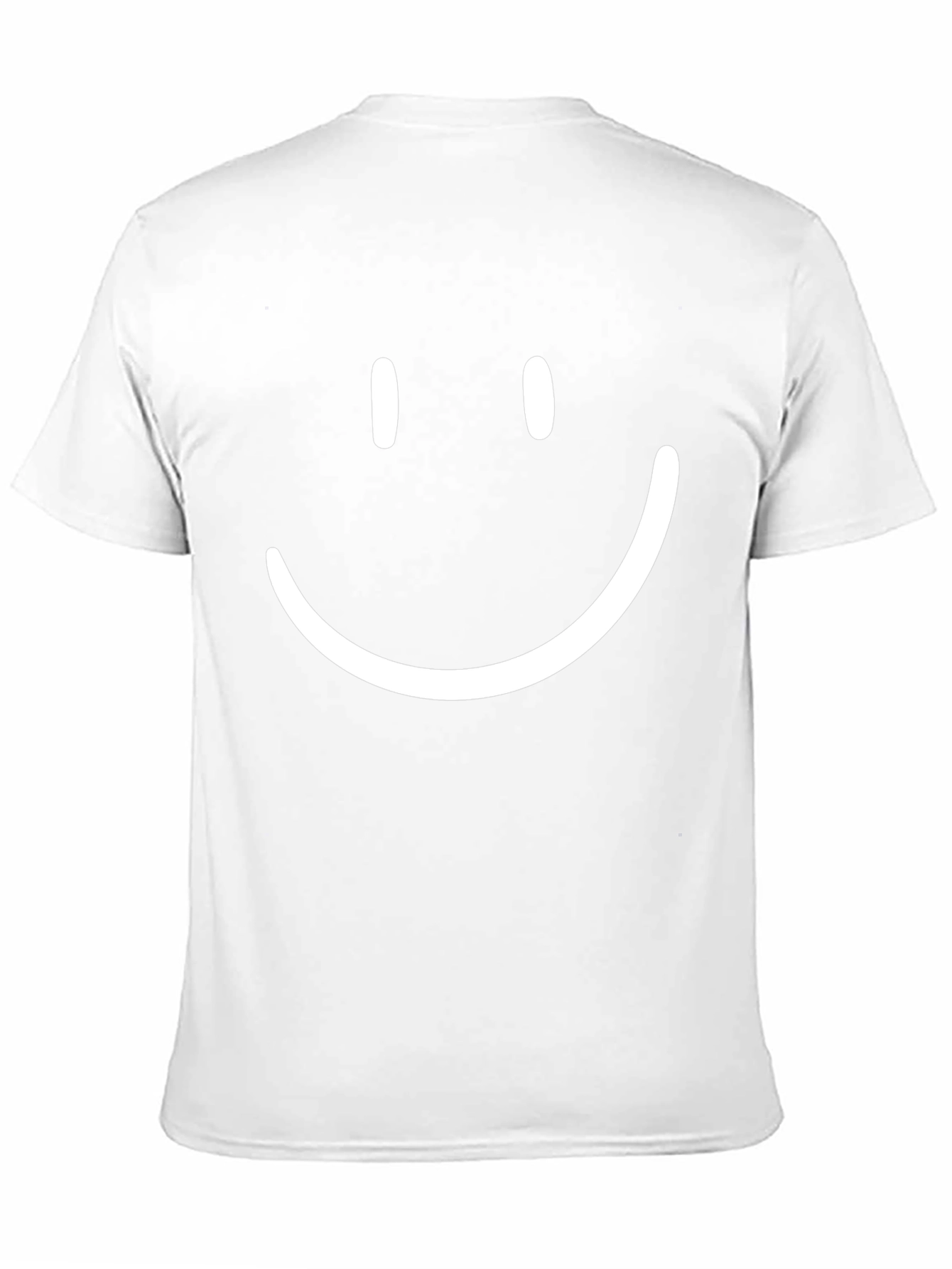 Smiley Face Graphic Tee - Casual Black T-Shirt