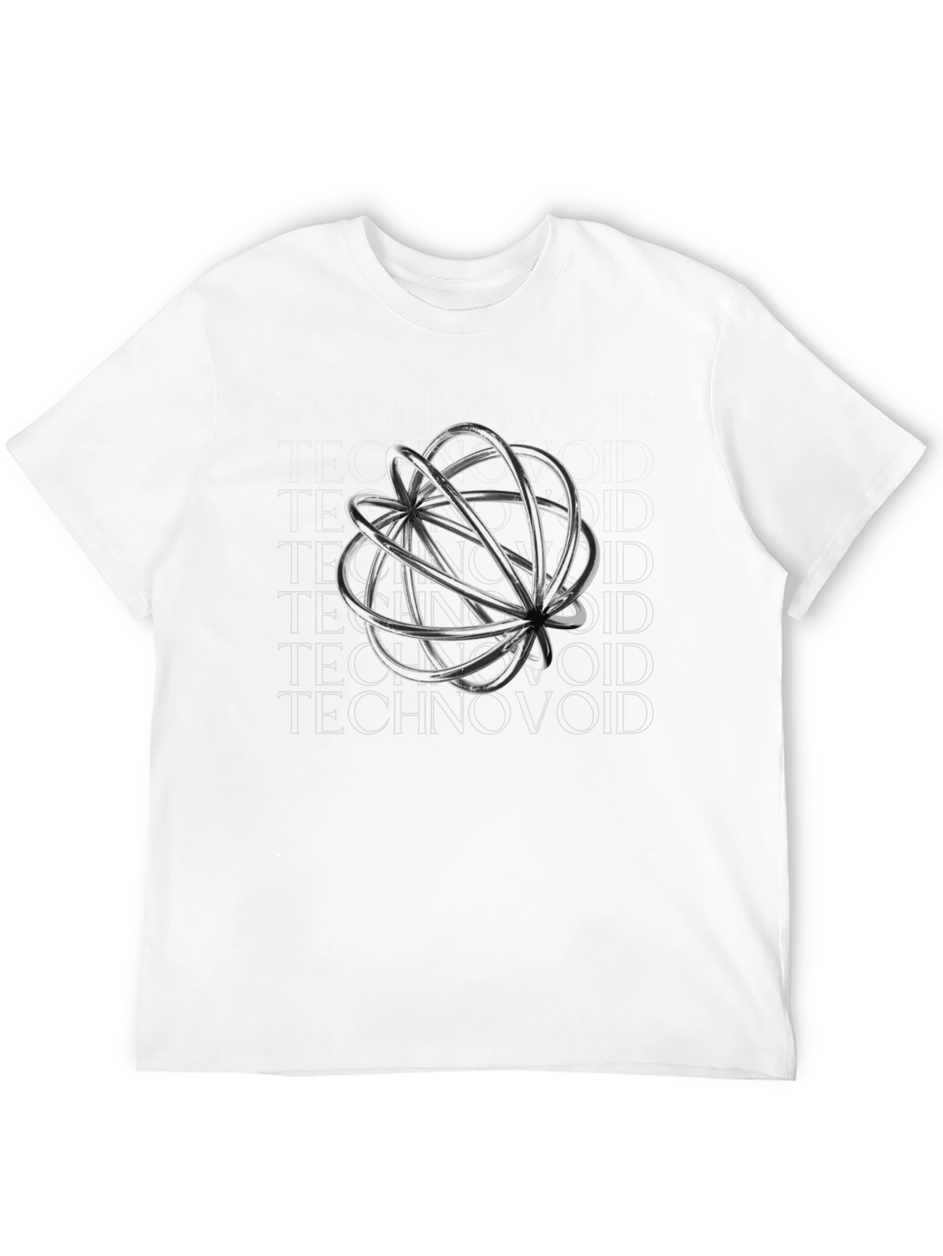 Technovoid Graphic T-Shirt - Modern Black Tee