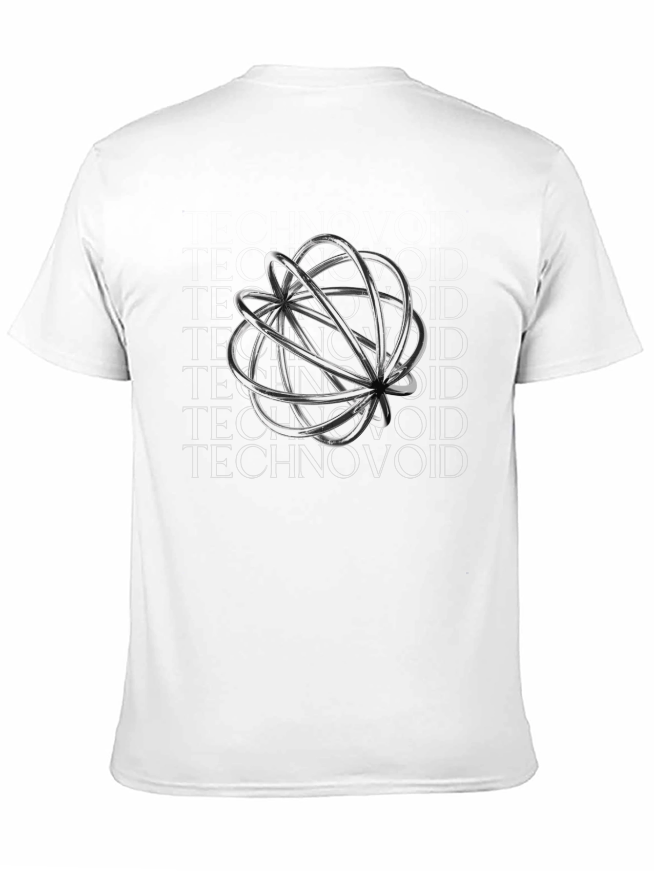 Technovoid Graphic T-Shirt - Modern Black Tee