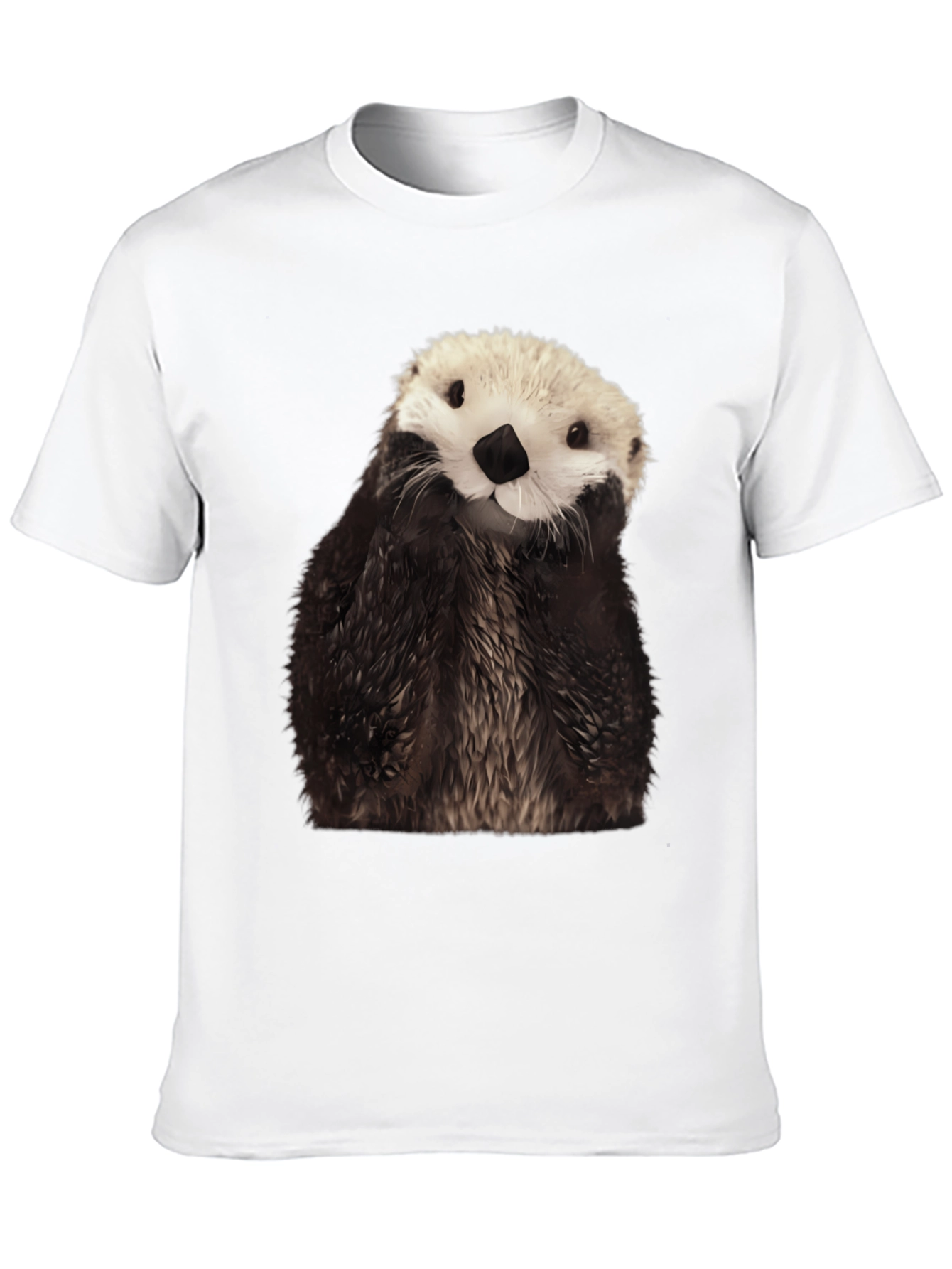 Otter Graphic Tee - Novelty Animal T-Shirt