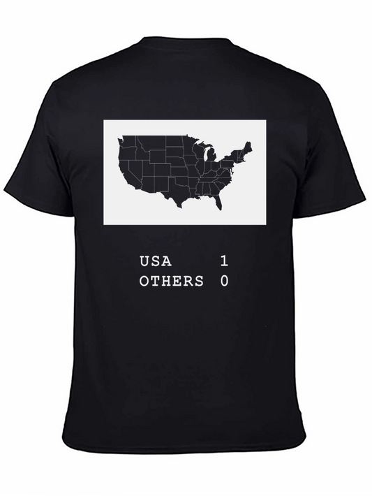 USA vs Others T-Shirt - Novelty Scoreboard Tee