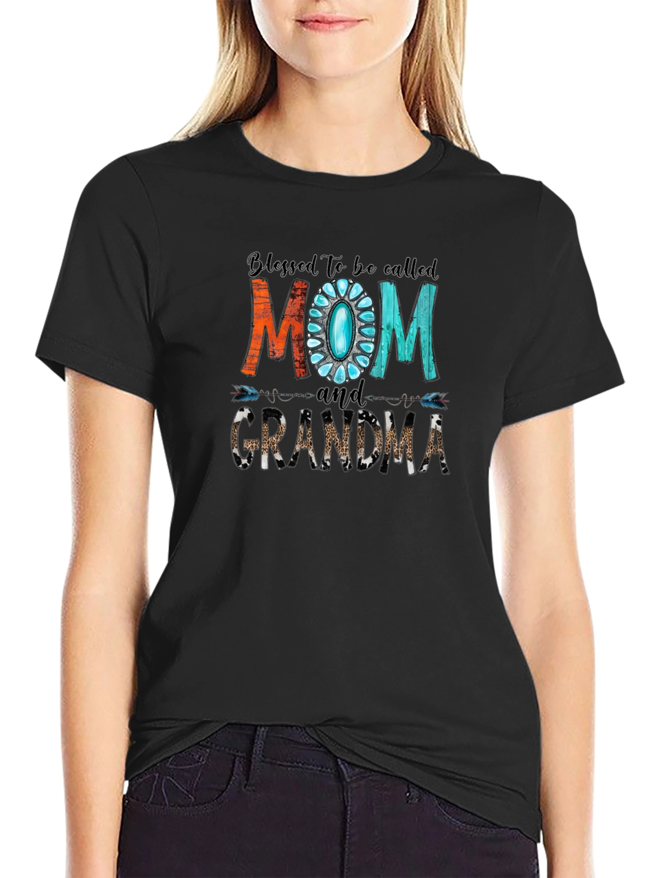 Blessed Mom and Grandma Graphic Tee