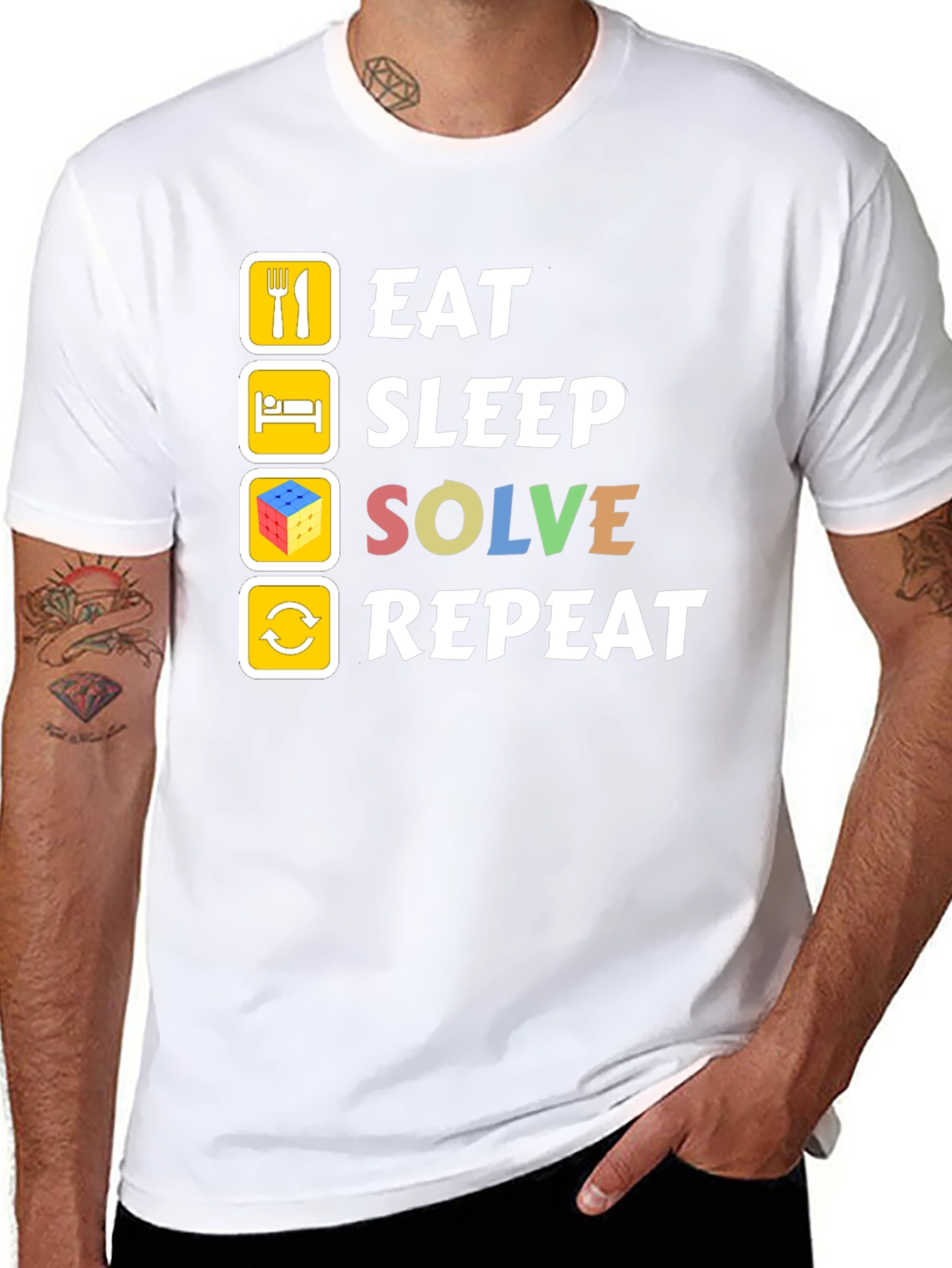 Eat Sleep Solve Repeat T-Shirt