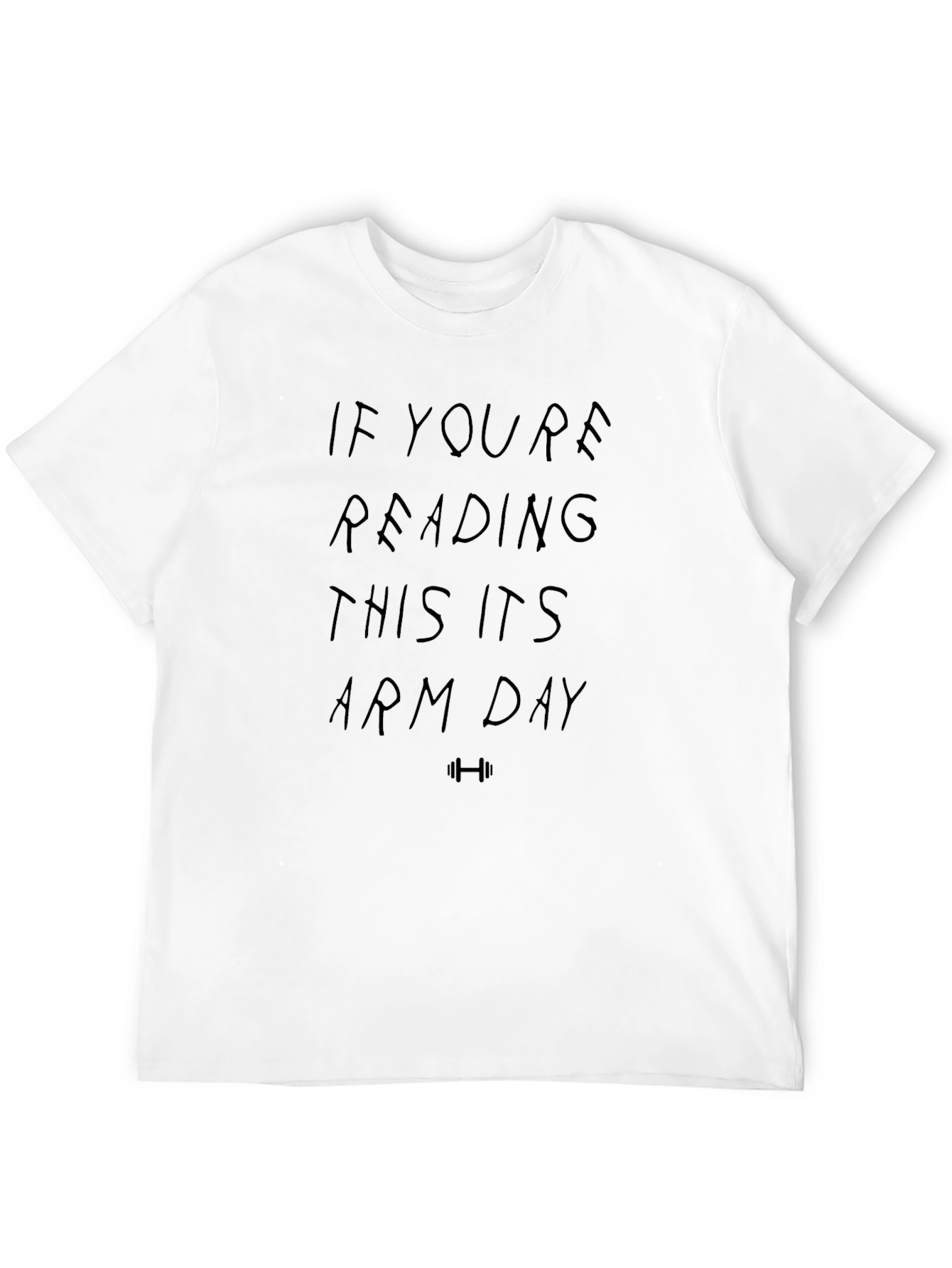 Arm Day Gym T-Shirt - Funny Workout Tee