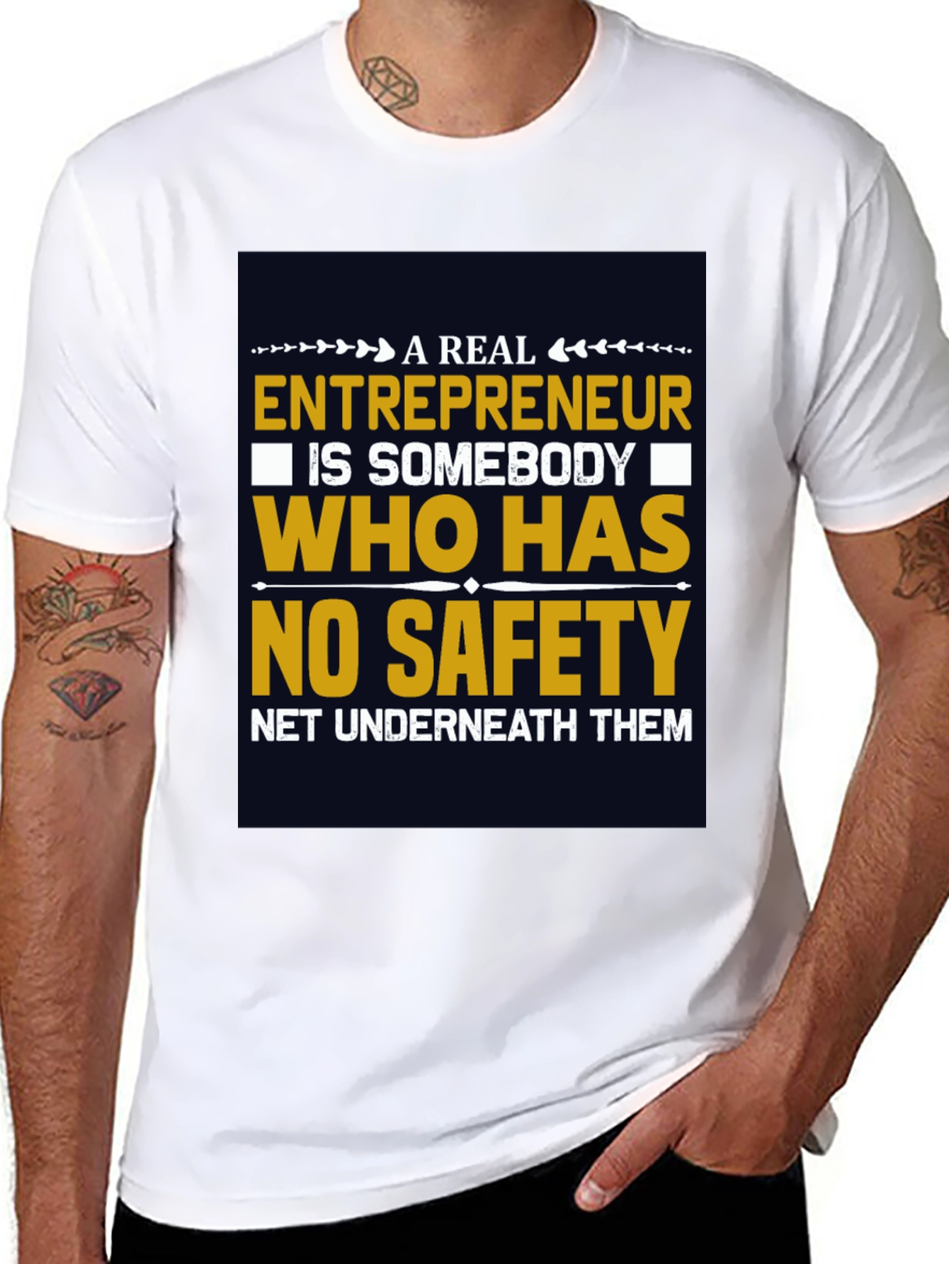 Entrepreneurship T-Shirt - No Safety Net