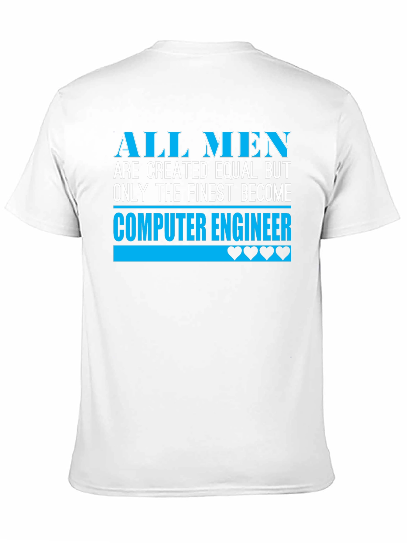 Finest Computer Engineer Graphic Tee - Black