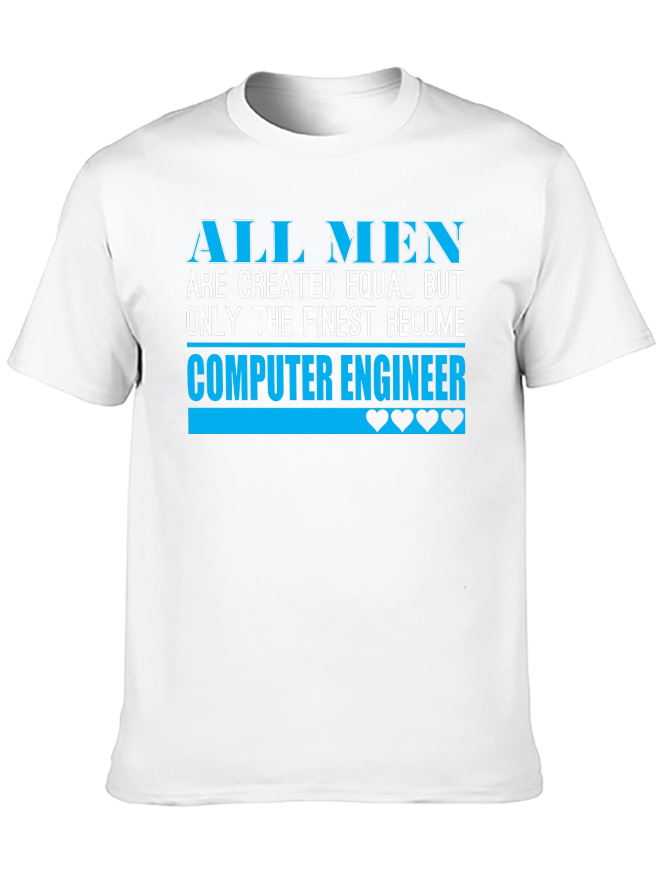 Finest Computer Engineer Graphic Tee - Black