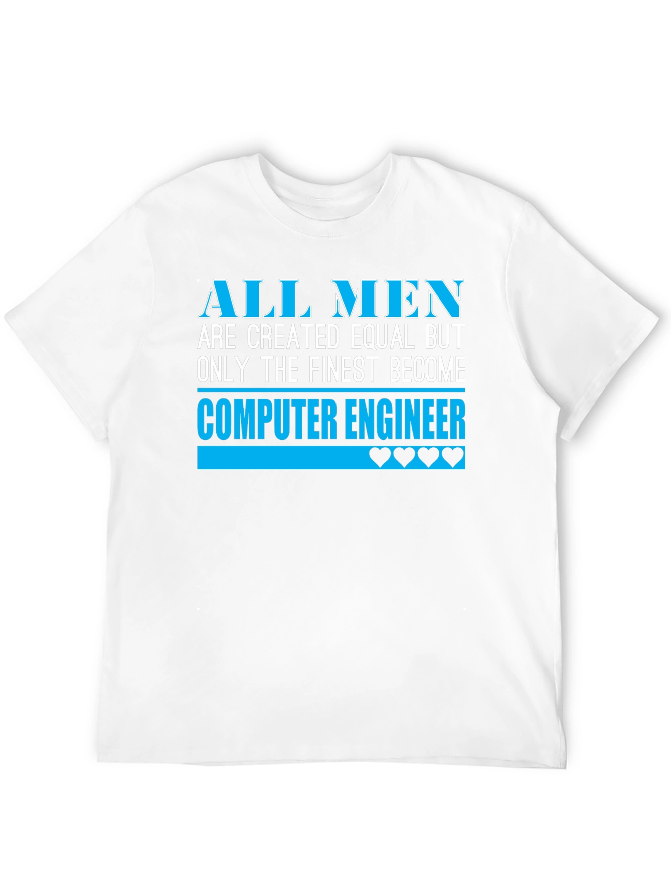 Finest Computer Engineer Graphic Tee - Black