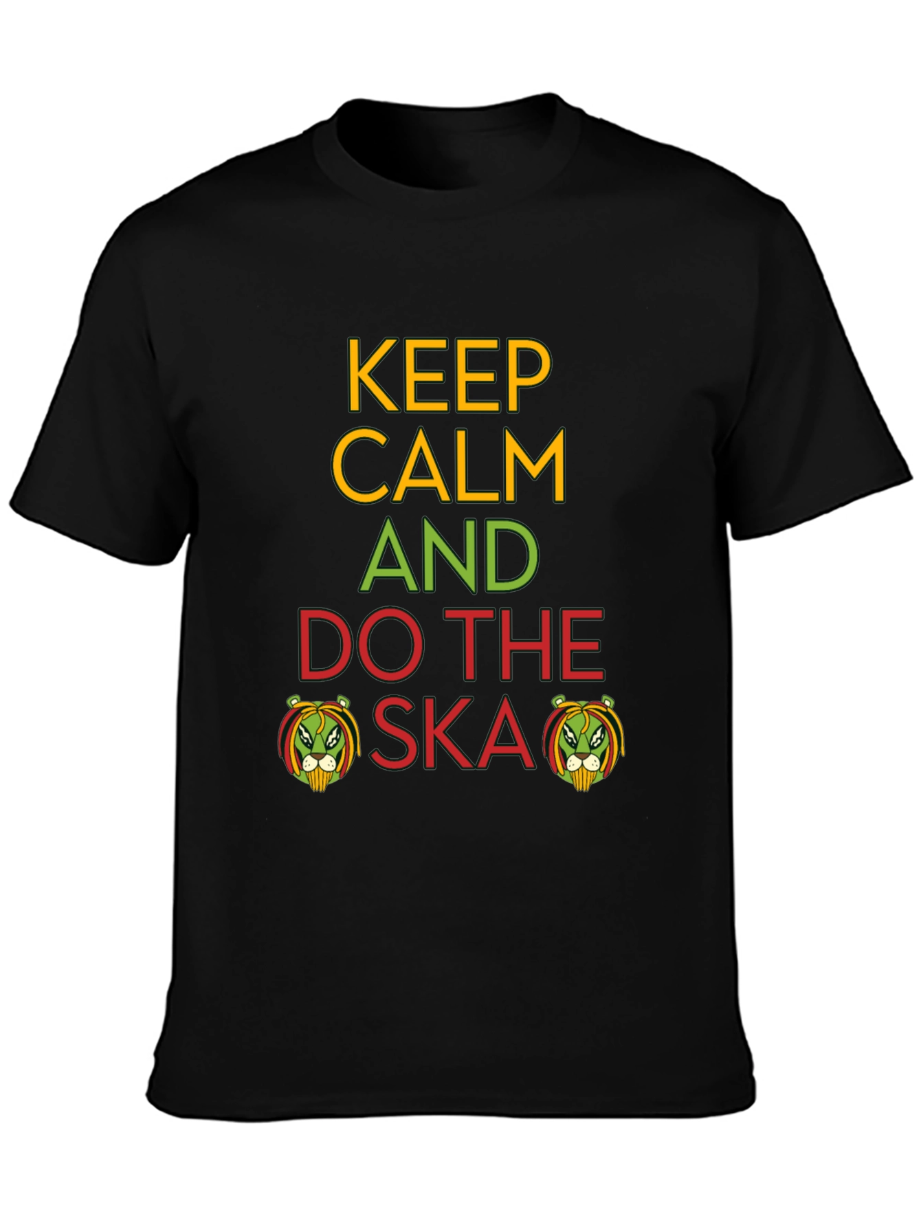 Keep Calm Do The Ska Black T-Shirt