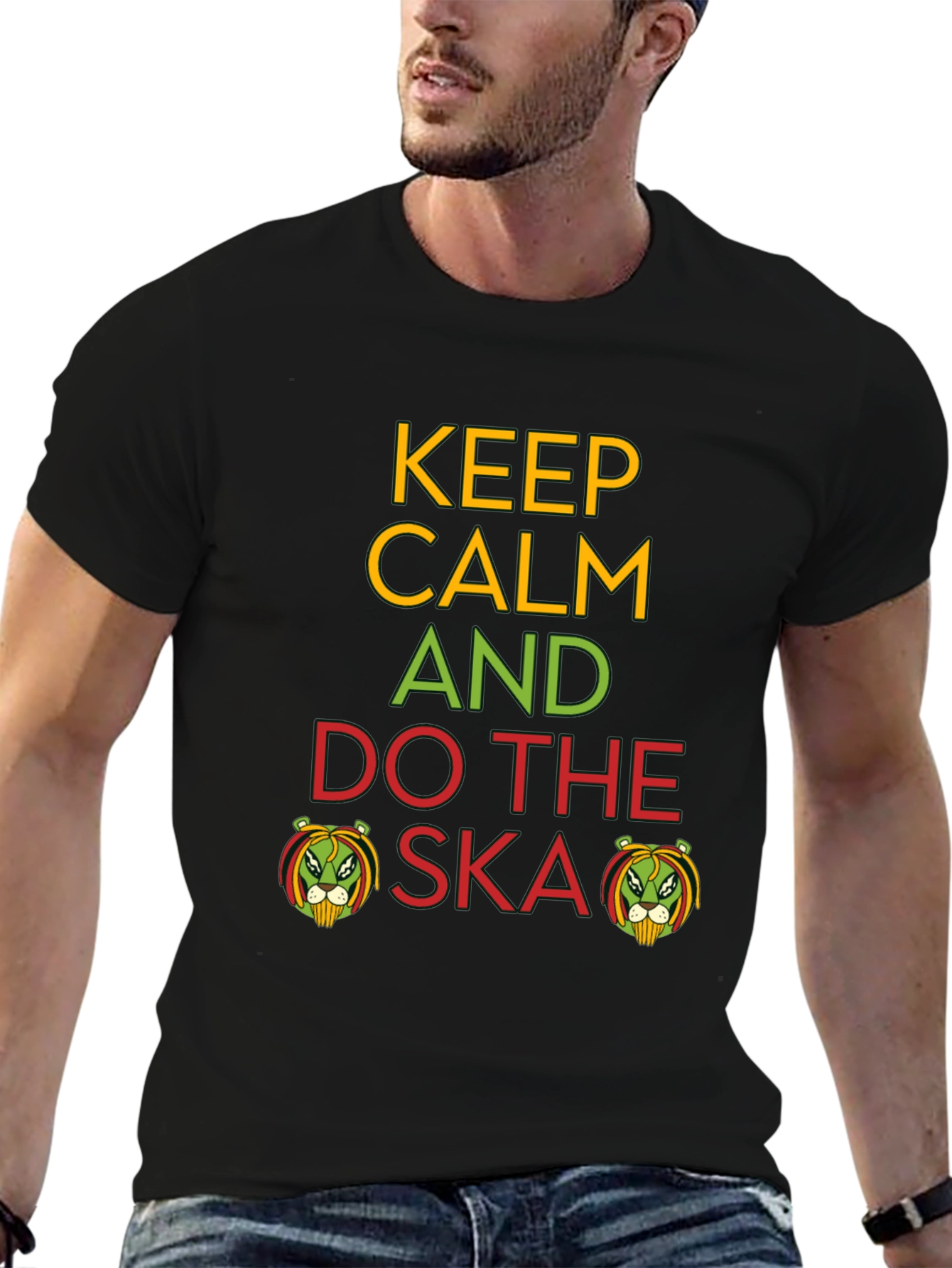 Keep Calm Do The Ska Black T-Shirt