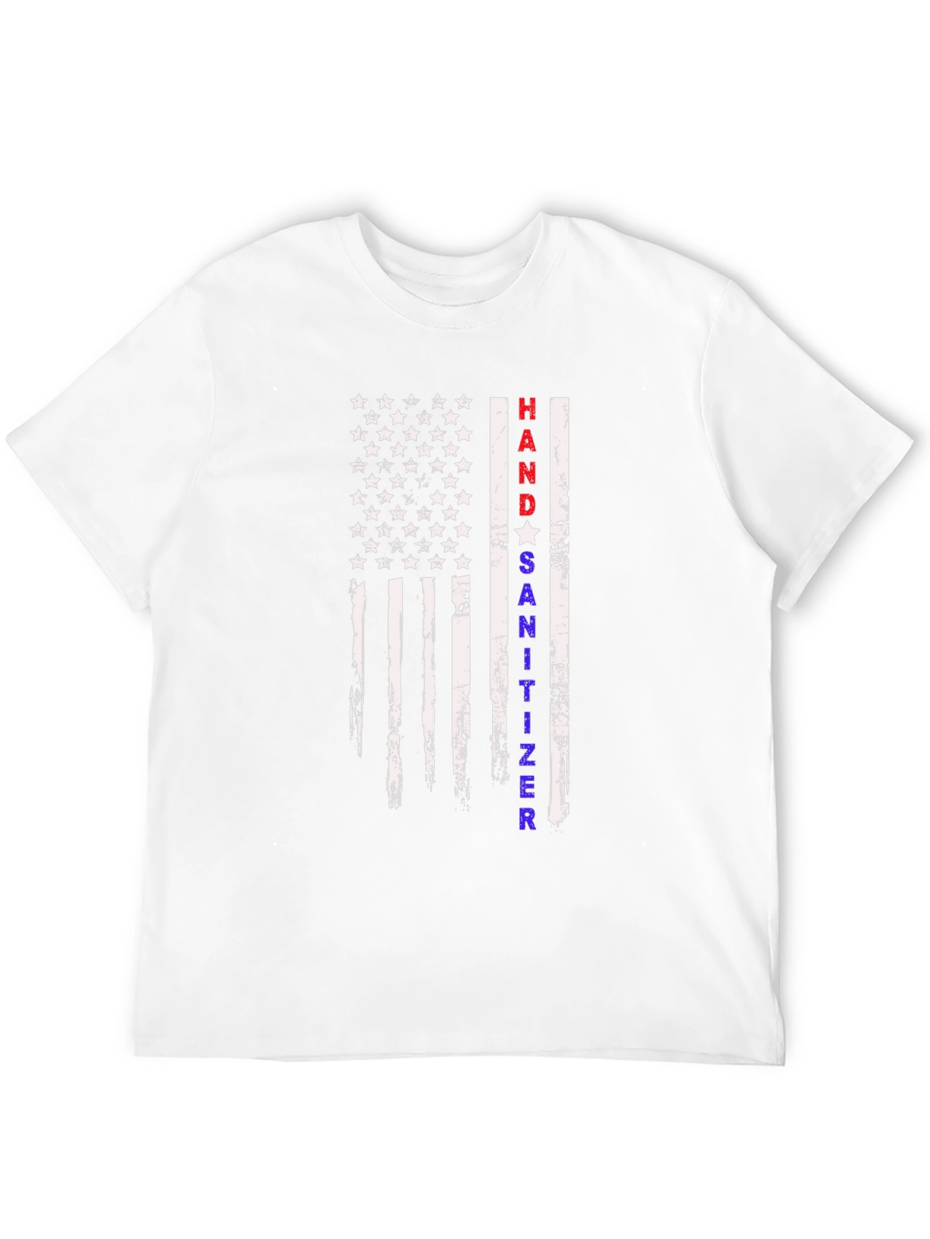 Hand Sanitizer USA Flag Patriotic T-Shirt