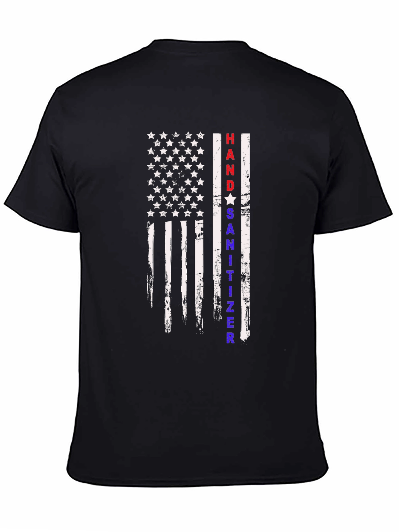 Hand Sanitizer USA Flag Patriotic T-Shirt