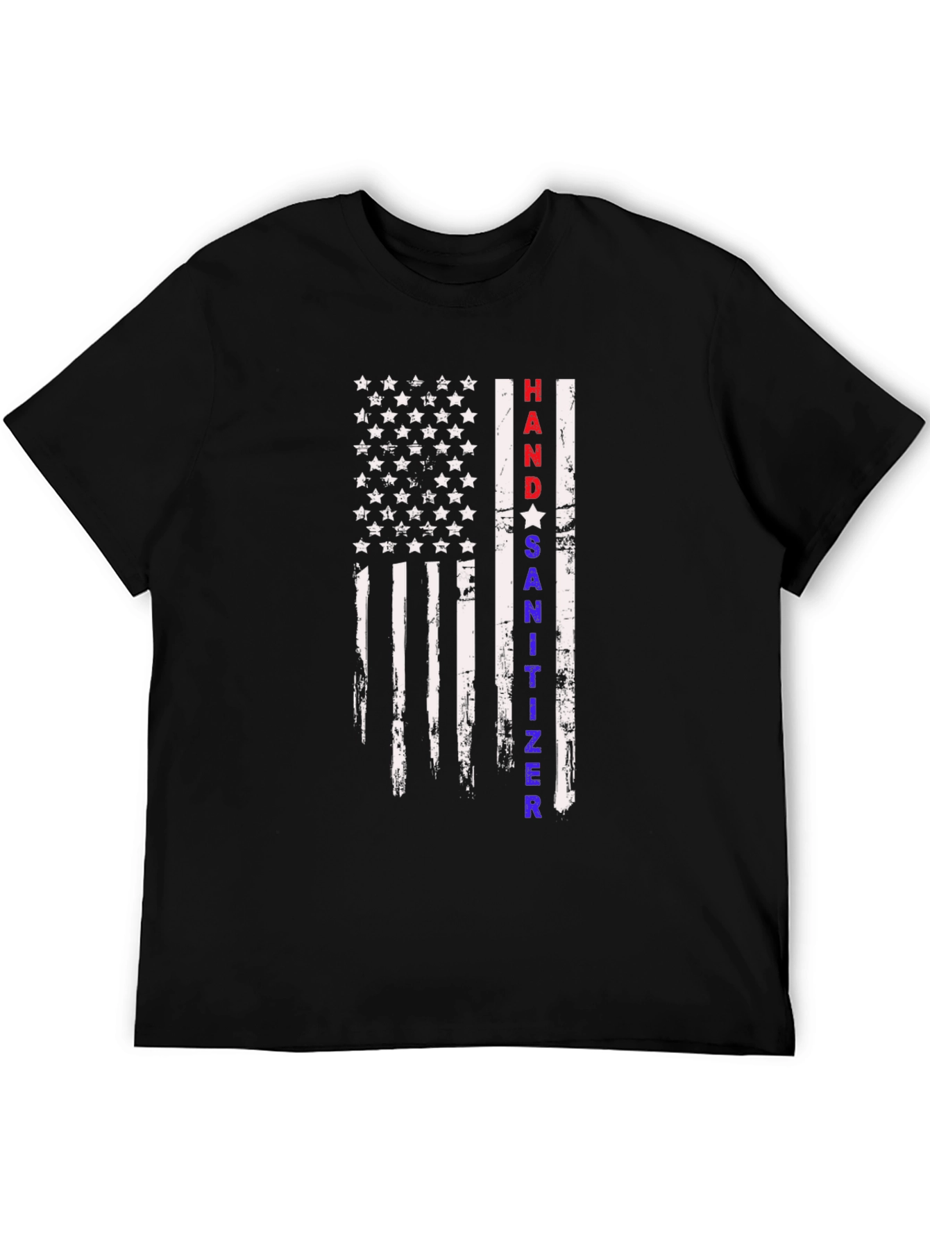 Hand Sanitizer USA Flag Patriotic T-Shirt