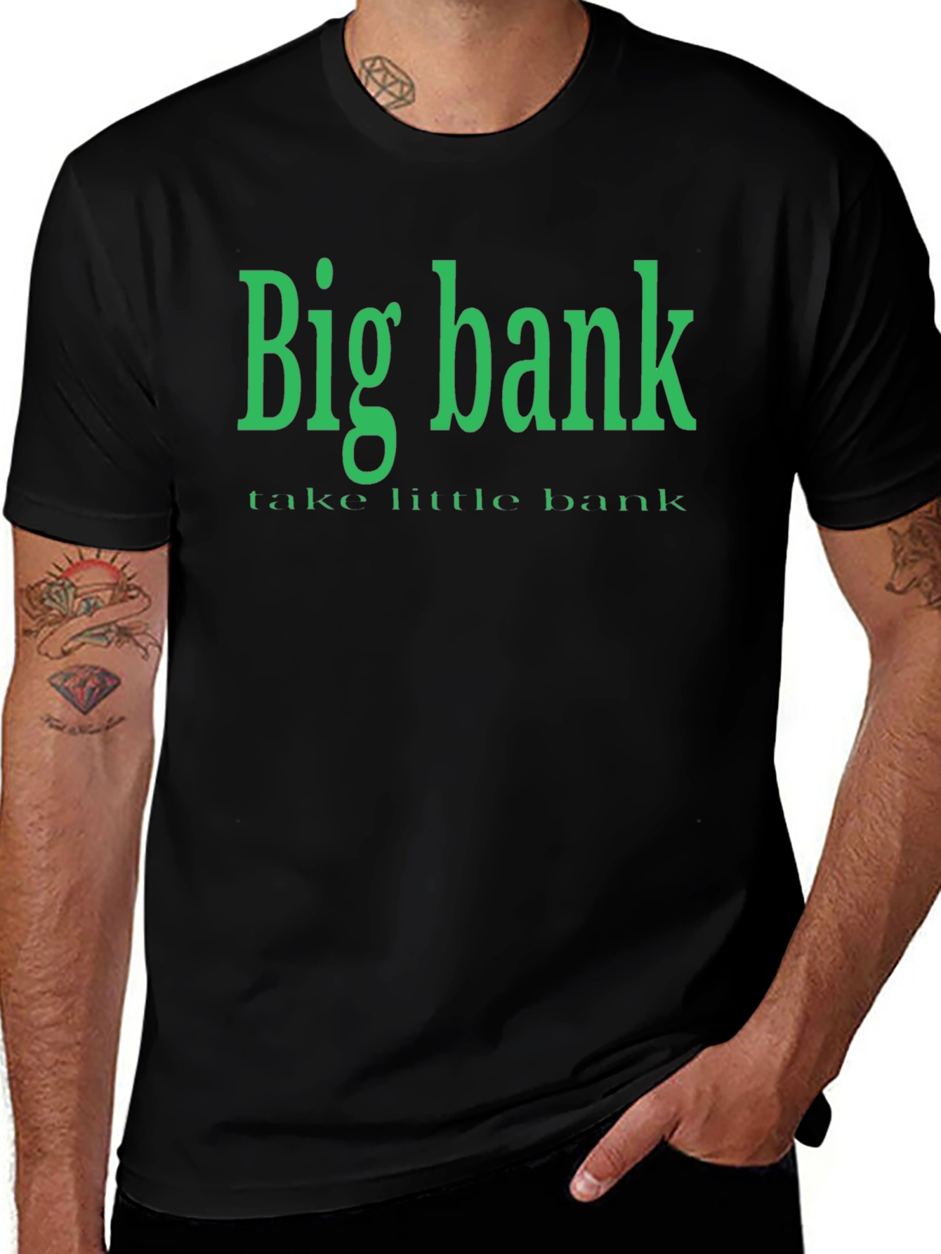 Big Bank Take Little Bank Graphic T-Shirt