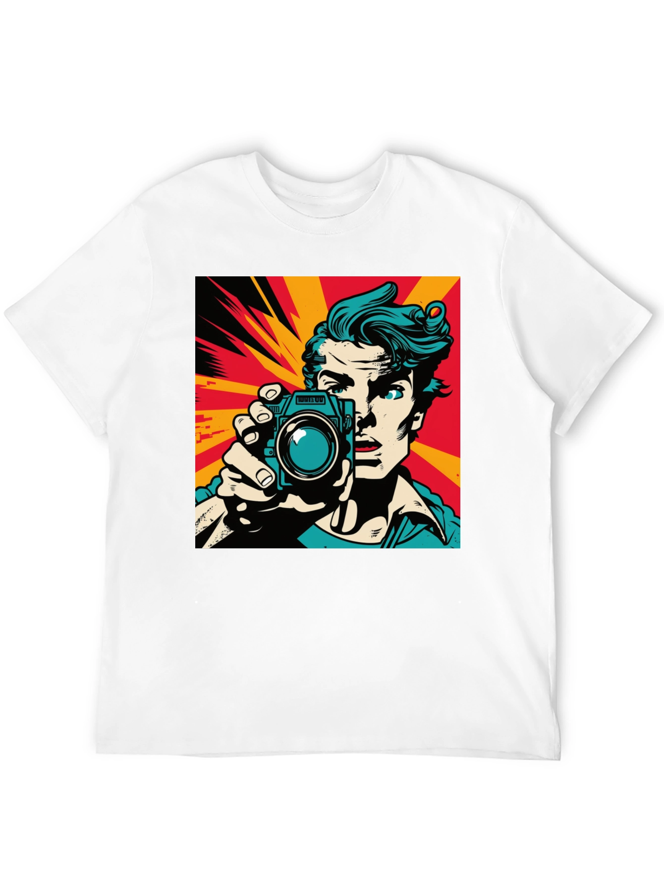 Retro Pop Art Photographer Graphic Tee