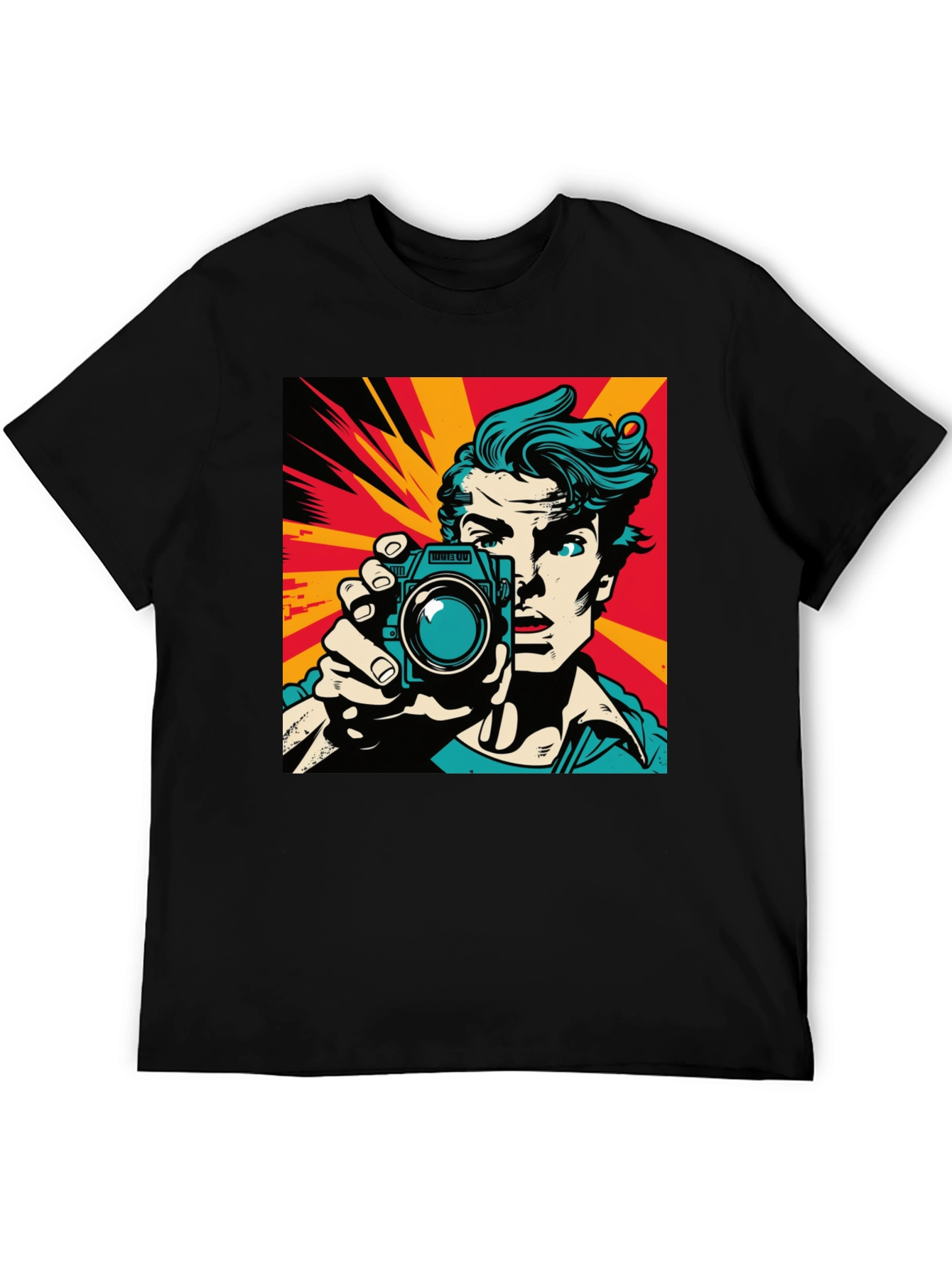 Retro Pop Art Photographer Graphic Tee