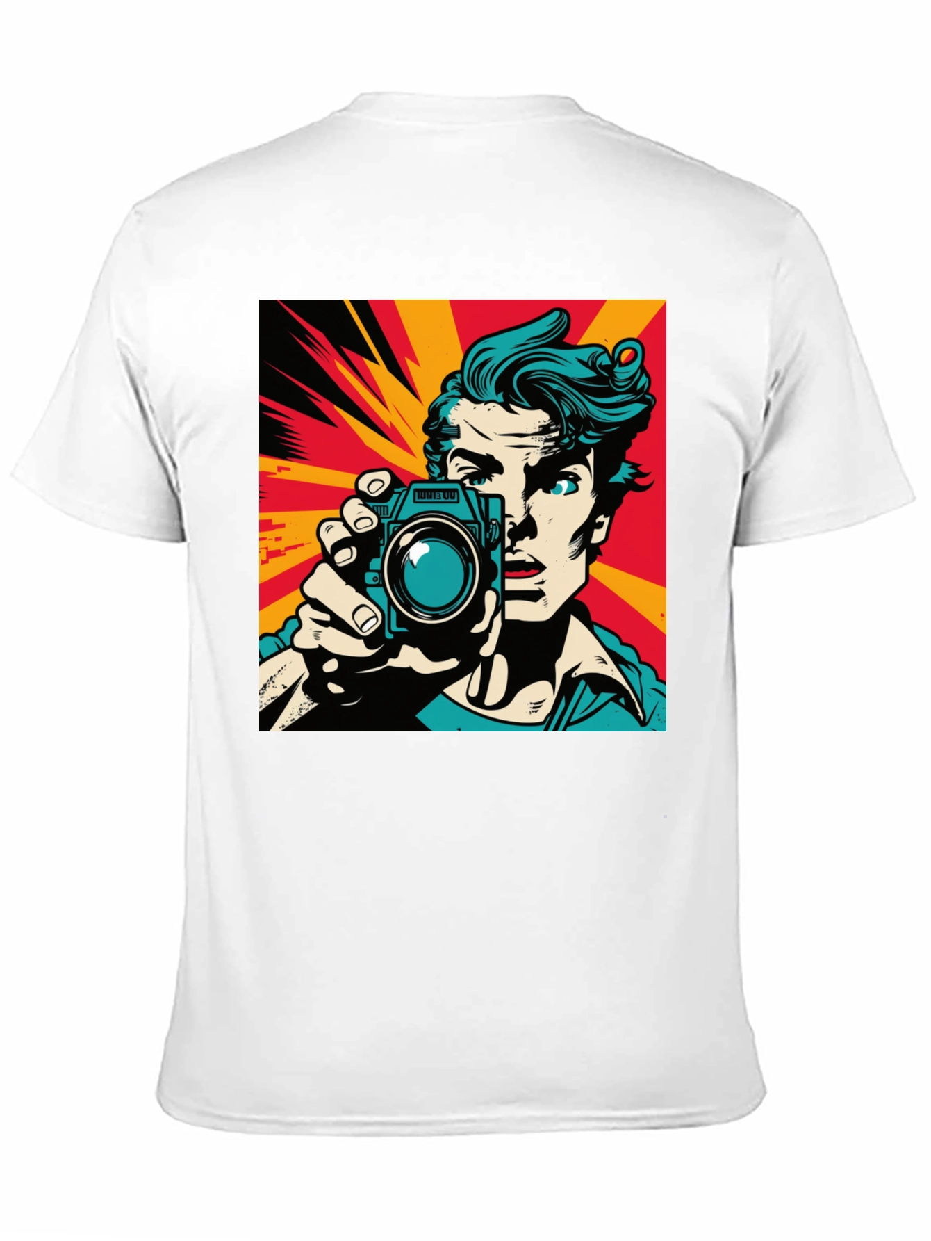 Retro Pop Art Photographer Graphic Tee