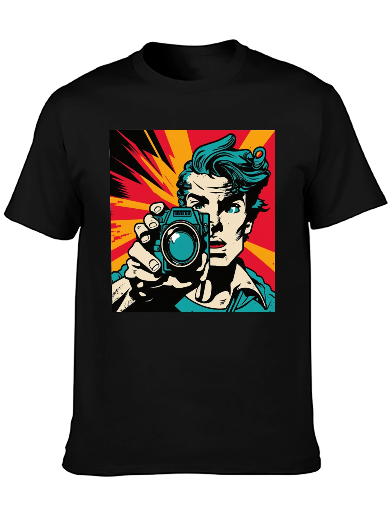 Retro Pop Art Photographer Graphic Tee