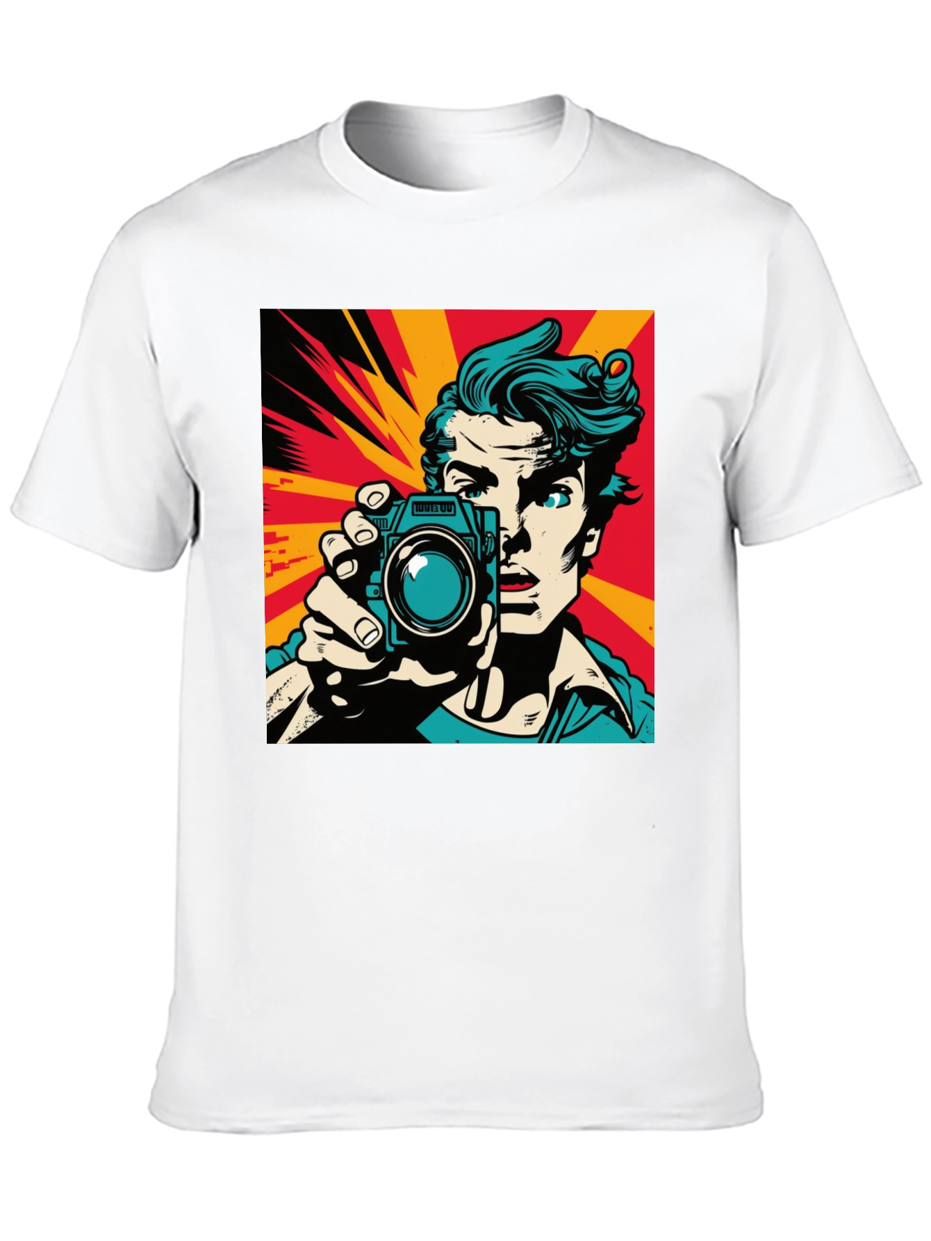 Retro Pop Art Photographer Graphic Tee