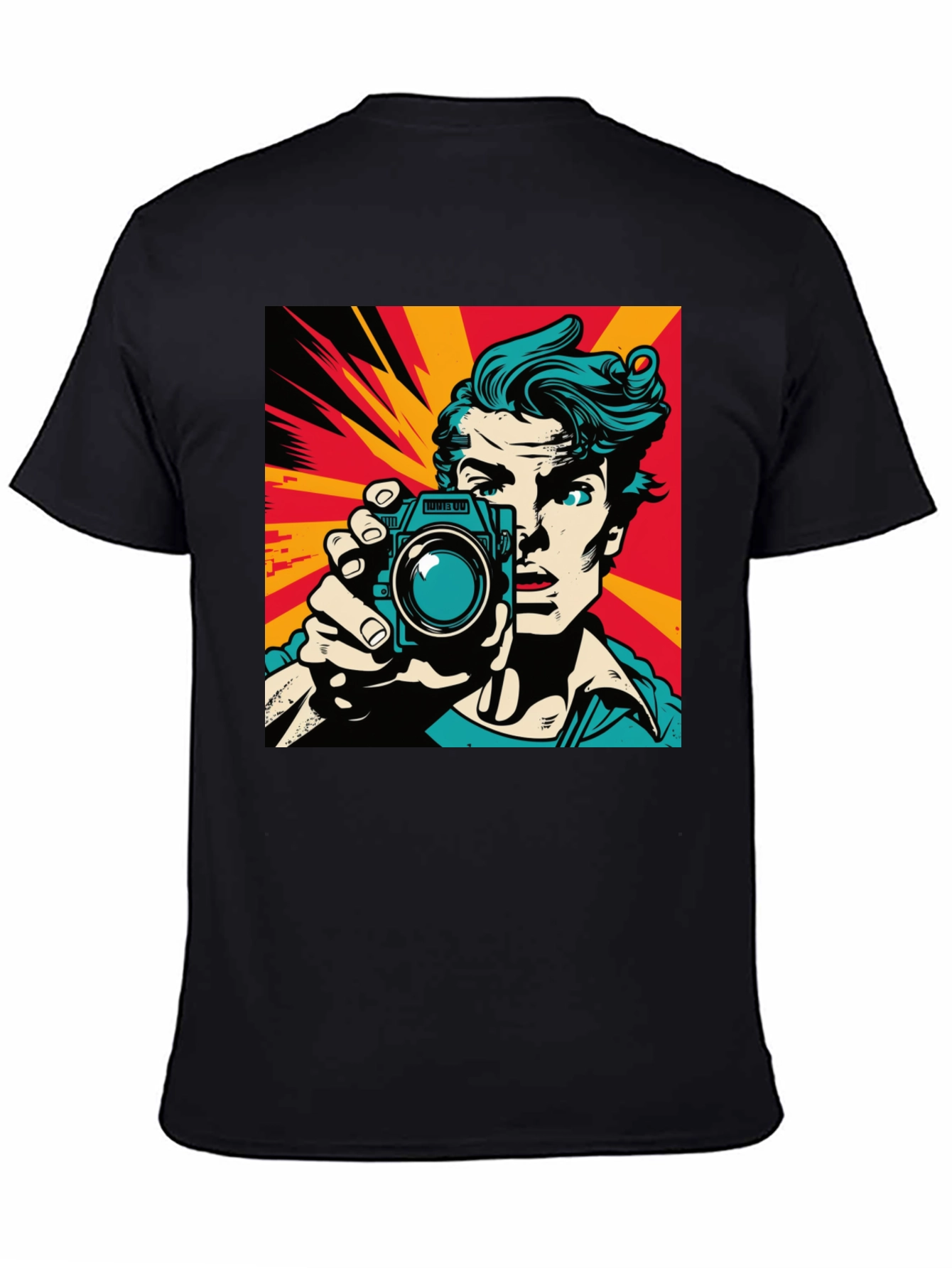 Retro Pop Art Photographer Graphic Tee